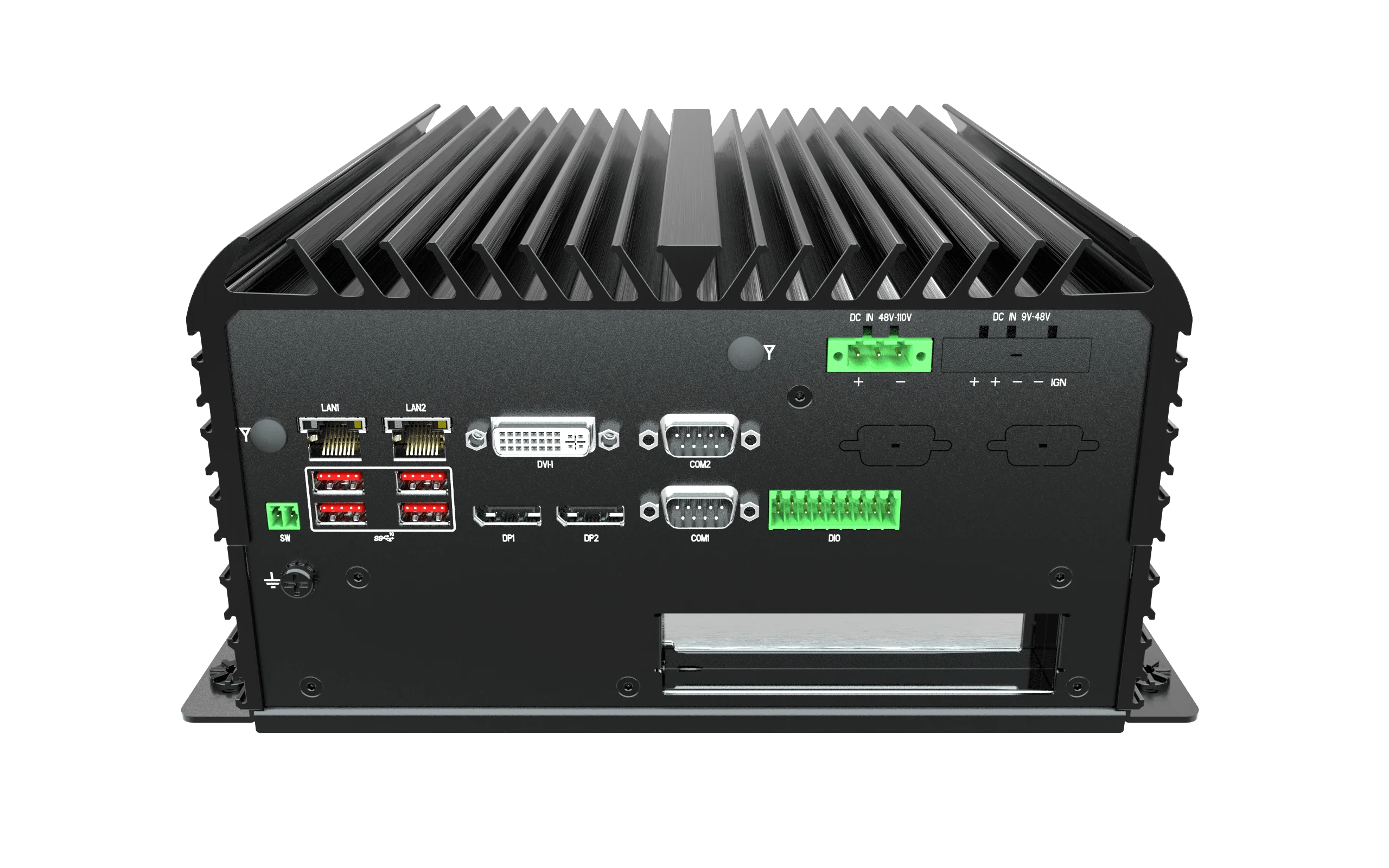 ACO-6000-CML-1 In-Vehicle Computer with LGA 1200 for Intel 10th Gen CPU & W480E PCH, 2x LAN, 1x PCIe - Image 5