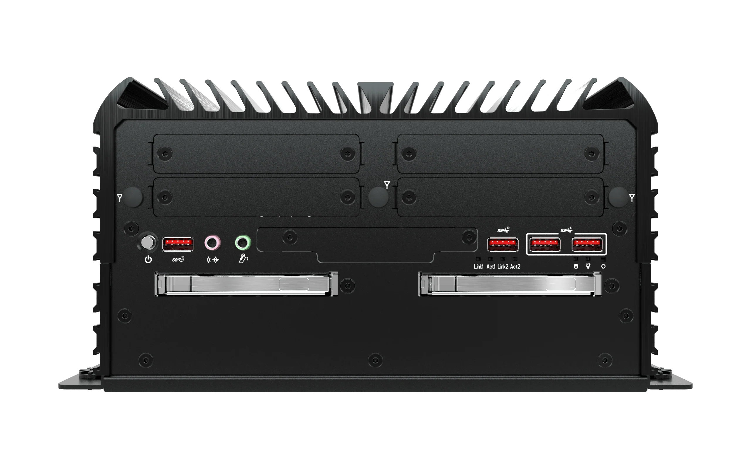 ACO-6000-CML-1 In-Vehicle Computer with LGA 1200 for Intel 10th Gen CPU & W480E PCH, 2x LAN, 1x PCIe - Image 6