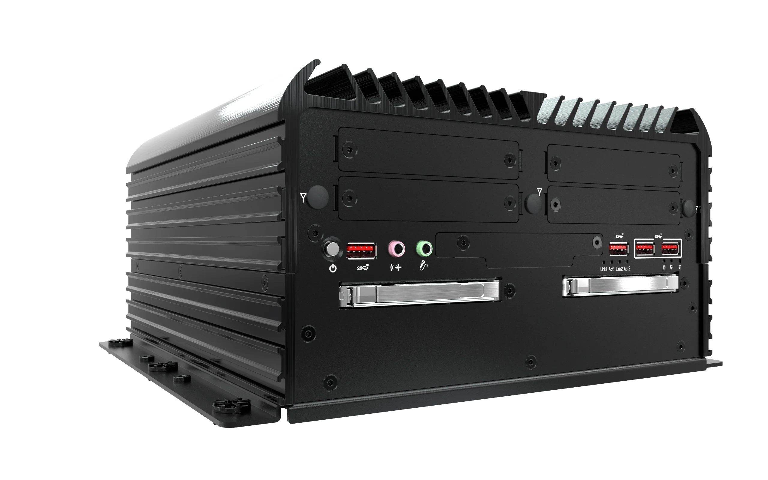 ACO-6000-CML-1 In-Vehicle Computer with LGA 1200 for Intel 10th Gen CPU & W480E PCH, 2x LAN, 1x PCIe - Image 7