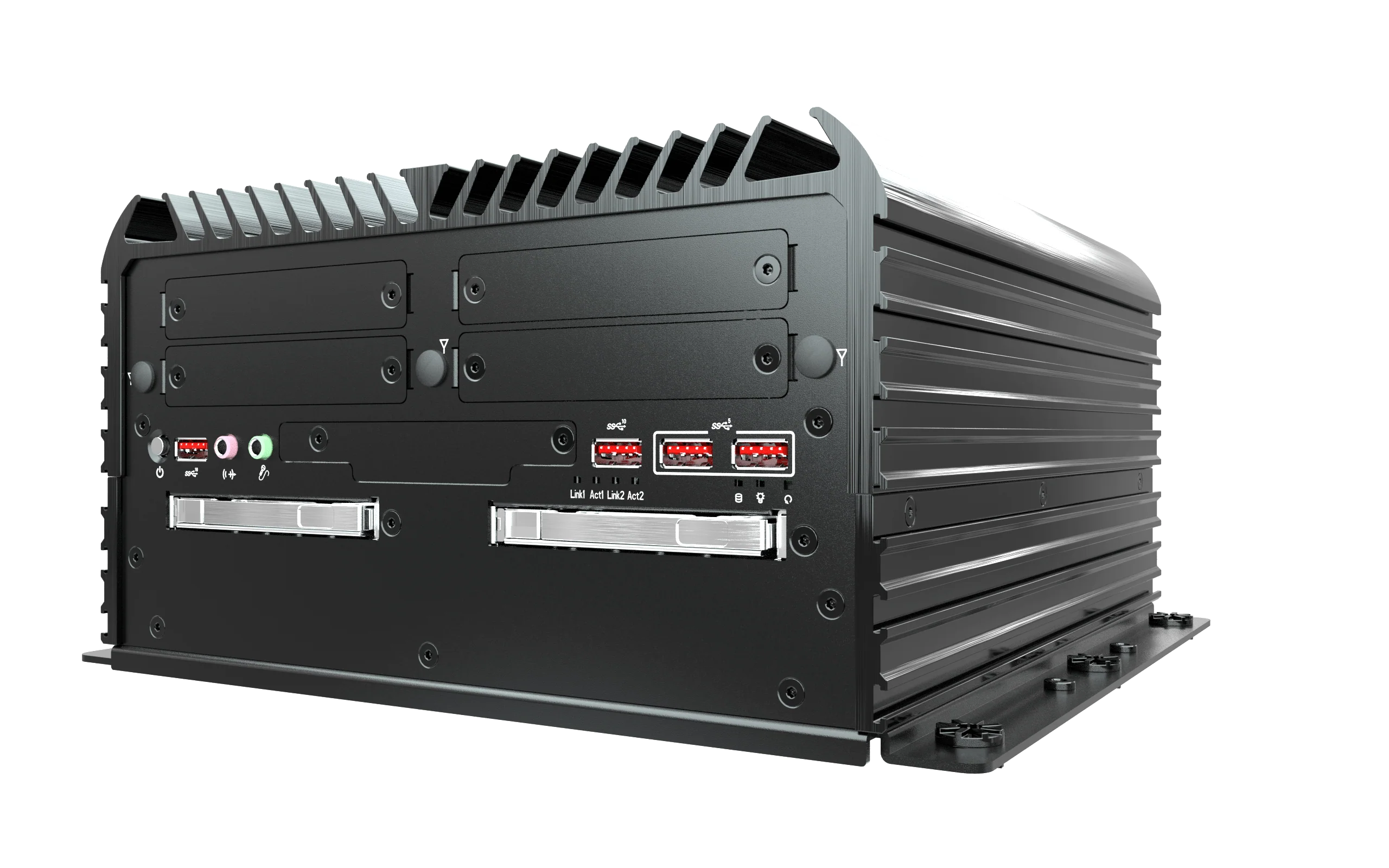 ACO-6000-CML-1 In-Vehicle Computer with LGA 1200 for Intel 10th Gen CPU & W480E PCH, 2x LAN, 1x PCIe - Image 8