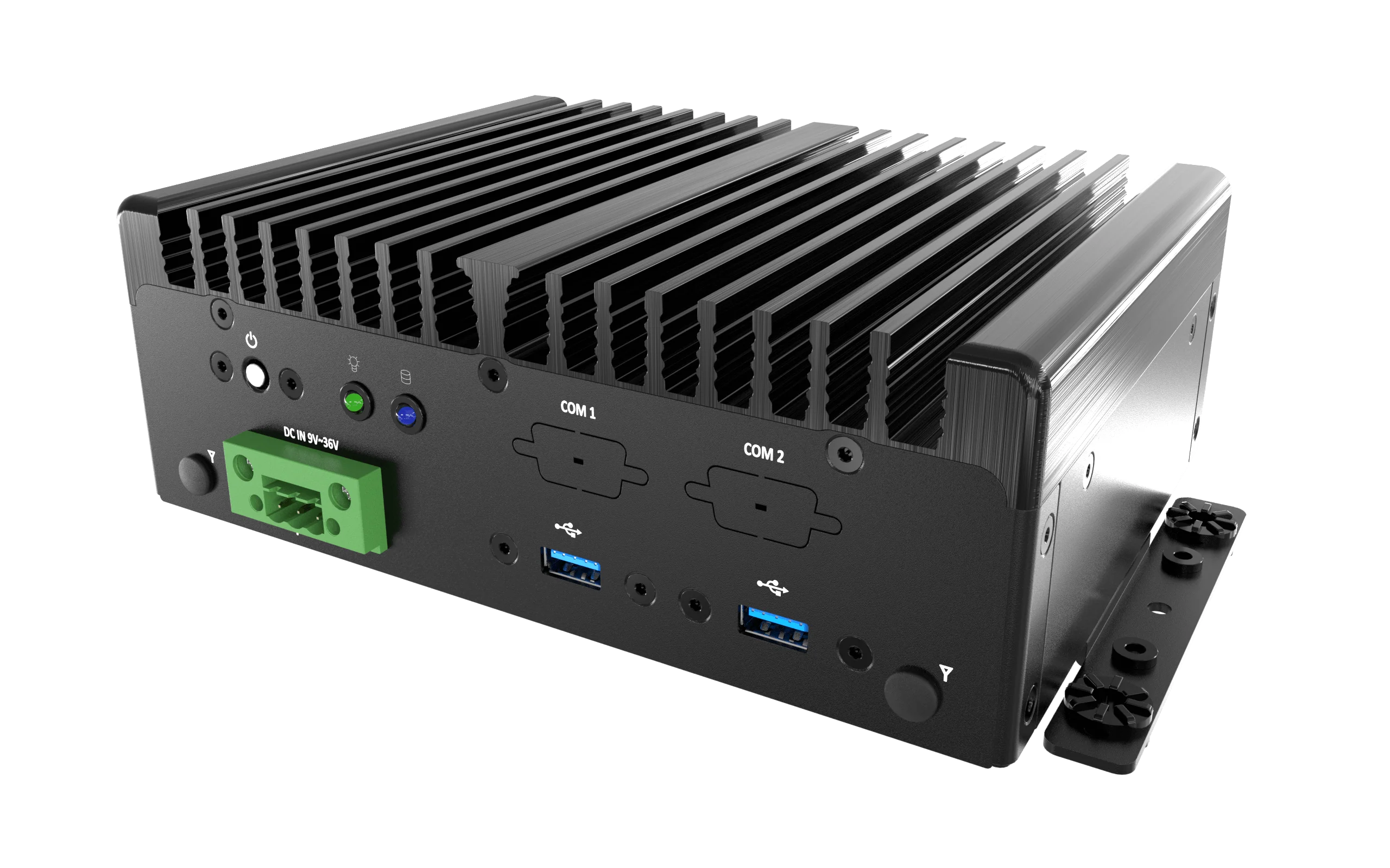 BCO-1000-ADLN_2L Fanless Mini Computer with 12th Gen Intel® IoTG N97 Processor, 1x DP, 1x HDMI, 2x COM, 2x LAN, 1x 2.5" Drive Bay - Image 5