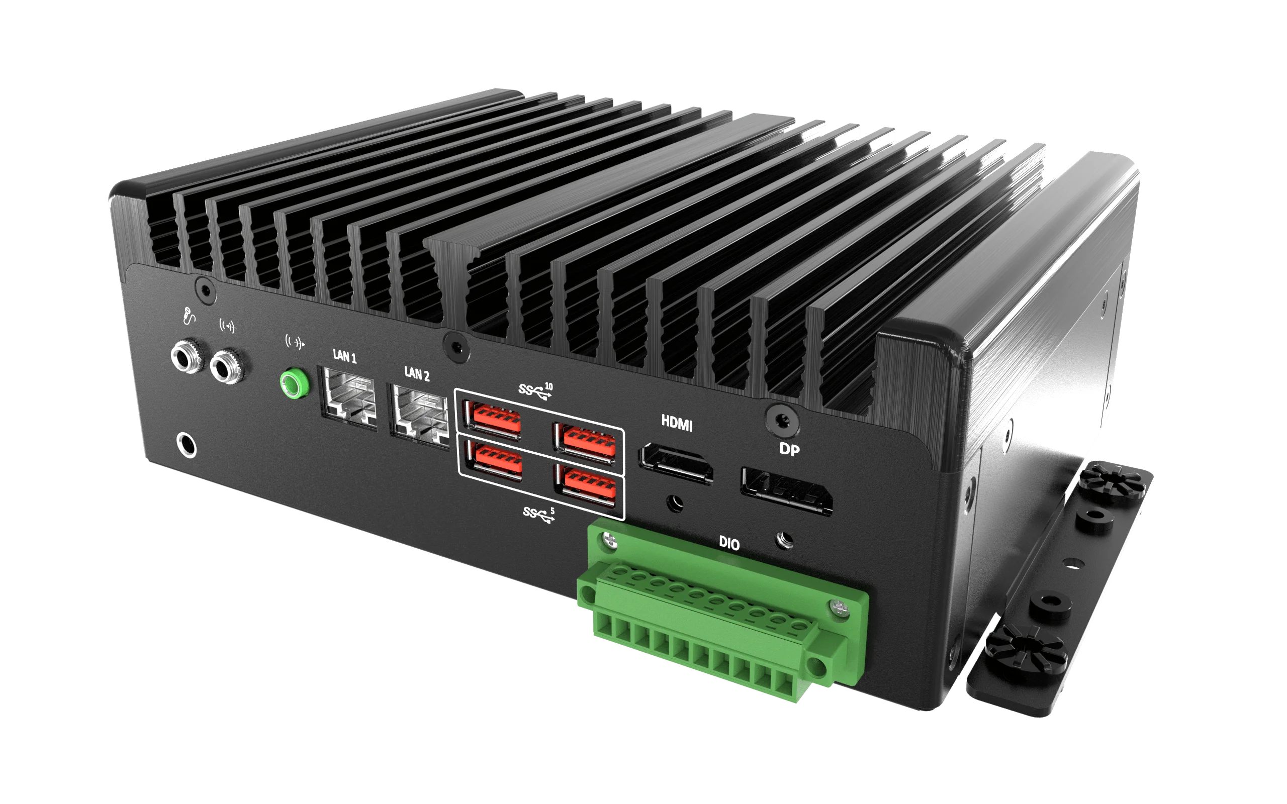 BCO-1000-ADLN_2L Fanless Mini Computer with 12th Gen Intel® IoTG N97 Processor, 1x DP, 1x HDMI, 2x COM, 2x LAN, 1x 2.5" Drive Bay - Image 6