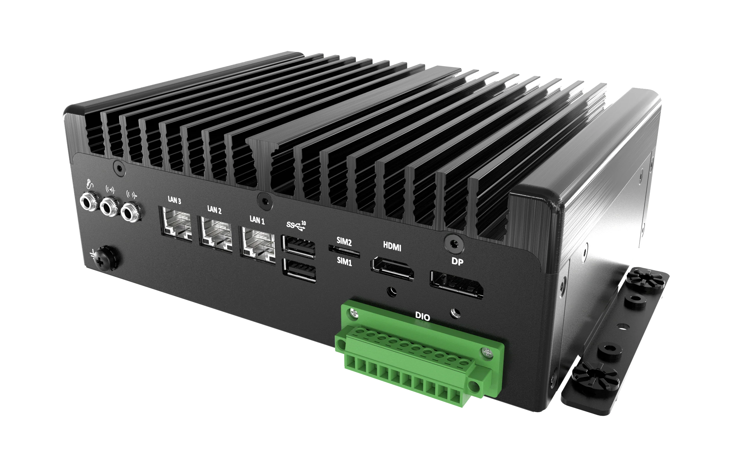 BCO-1000-ADLN-B_3L Fanless Mini Computer with Intel® IoTG N97/Intel® Atom® x7835RE Processors, 1x DP, 1x HDMI, 2x COM, 3x LAN, 1x 2.5" Drive Bay - Image 6