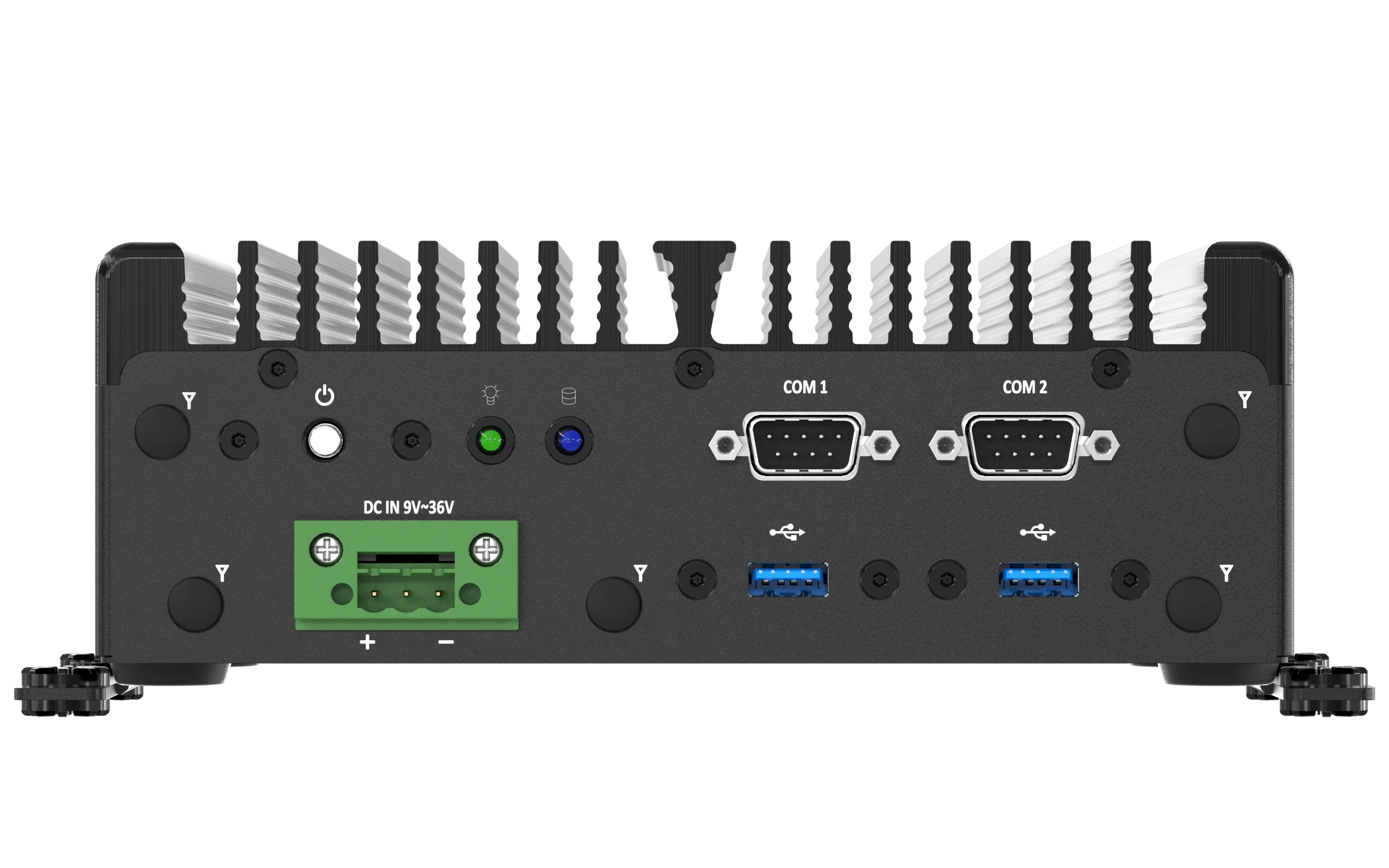 BCO-1000-ADLN-B_3L Fanless Mini Computer with Intel® IoTG N97/Intel® Atom® x7835RE Processors, 1x DP, 1x HDMI, 2x COM, 3x LAN, 1x 2.5" Drive Bay - Image 7