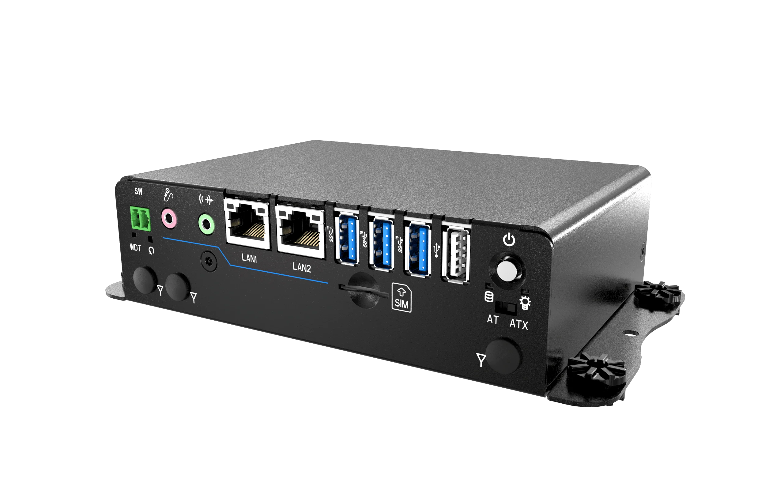 BCO-1000-EHL-10 Fanless Mini Computer with Intel® Celeron® J6413 Processor, 2x DP, 2x COM, 1x 2.5" SATA HDD Bay - Image 11