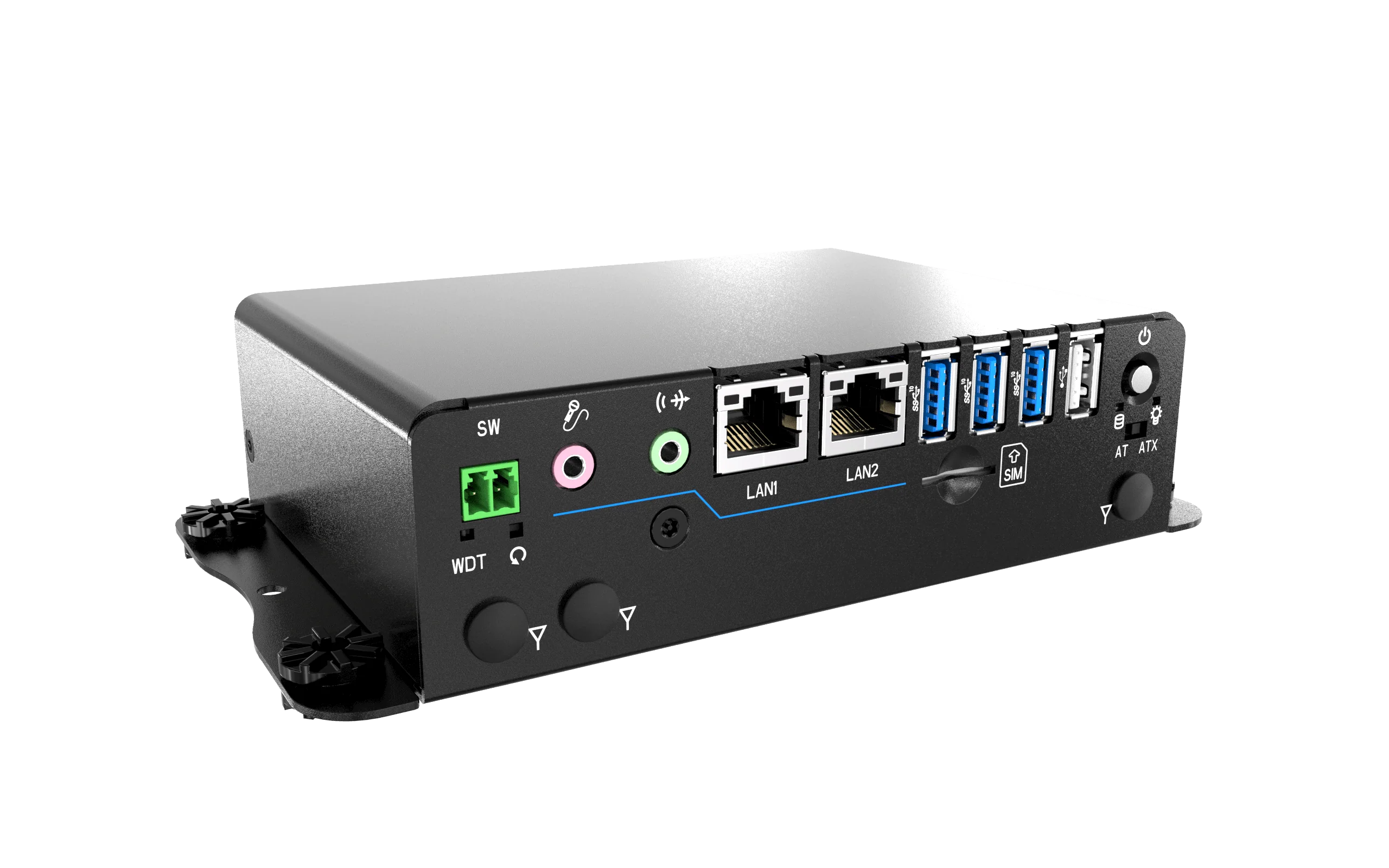 BCO-1000-EHL-10 Fanless Mini Computer with Intel® Celeron® J6413 Processor, 2x DP, 2x COM, 1x 2.5" SATA HDD Bay - Image 9