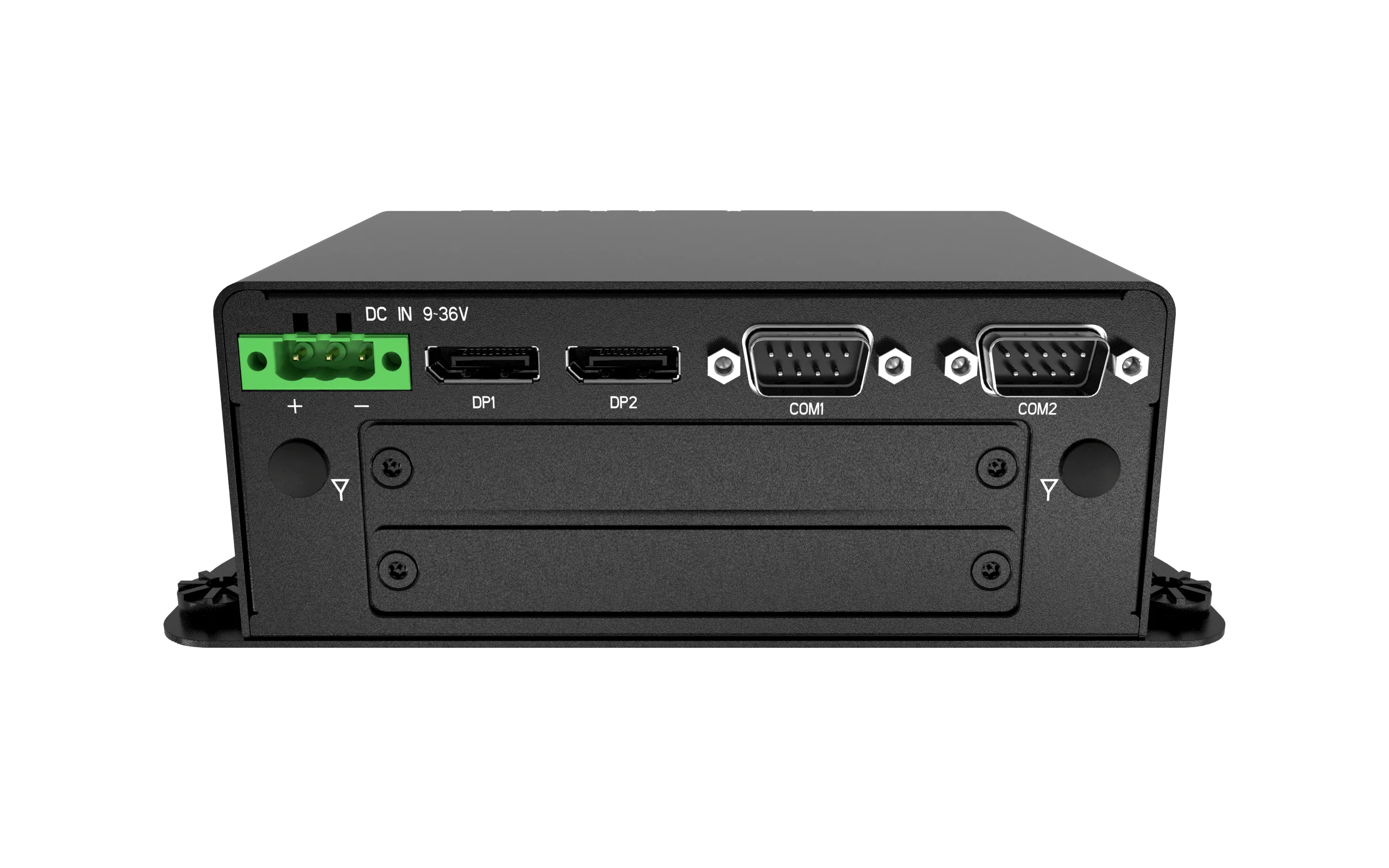 BCO-1000-EHL-20 Fanless Mini Computer with Intel® Celeron® J6413 Processor, 2x DP, 2x COM, 1x 2.5" SATA HDD Bay - Image 4