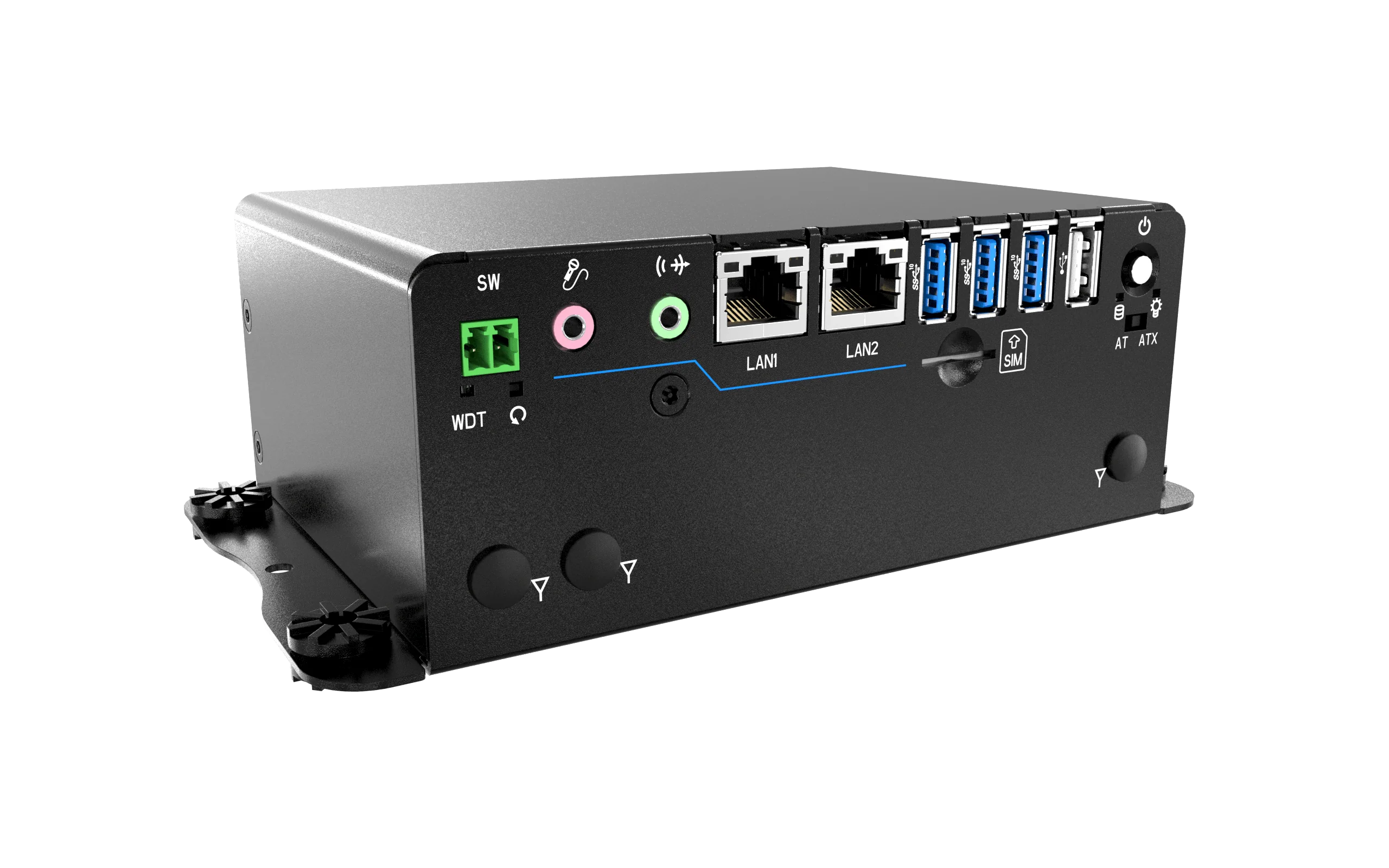 BCO-1000-EHL-20 Fanless Mini Computer with Intel® Celeron® J6413 Processor, 2x DP, 2x COM, 1x 2.5" SATA HDD Bay - Image 7