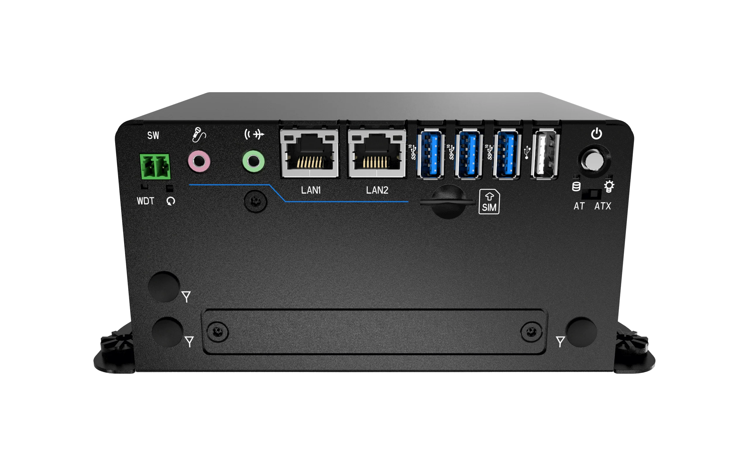 BCO-1000-EHL-30 Fanless Mini Computer with Intel® Celeron® J6413 Processor, 2x DP, 2x COM, 1x 2.5" SATA HDD Bay - Image 3