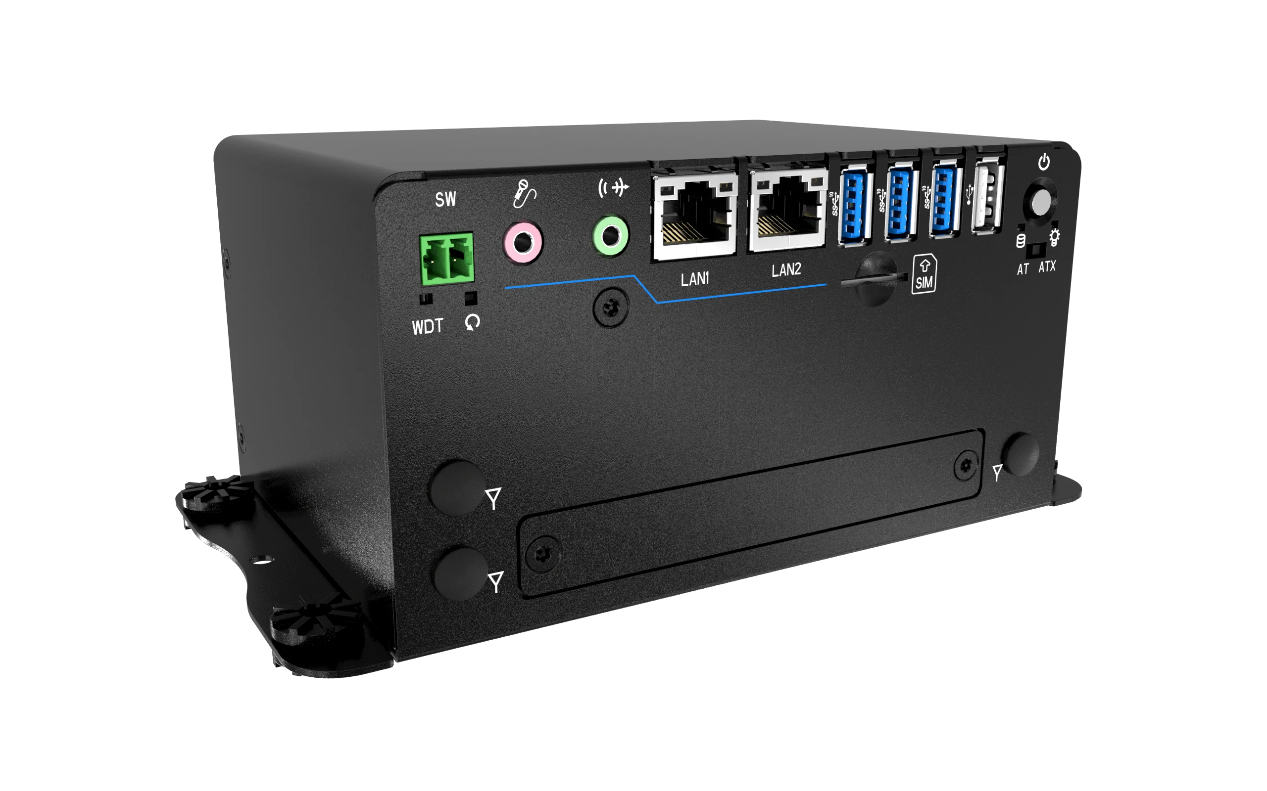BCO-1000-EHL-30 Fanless Mini Computer with Intel® Celeron® J6413 Processor, 2x DP, 2x COM, 1x 2.5" SATA HDD Bay - Image 6