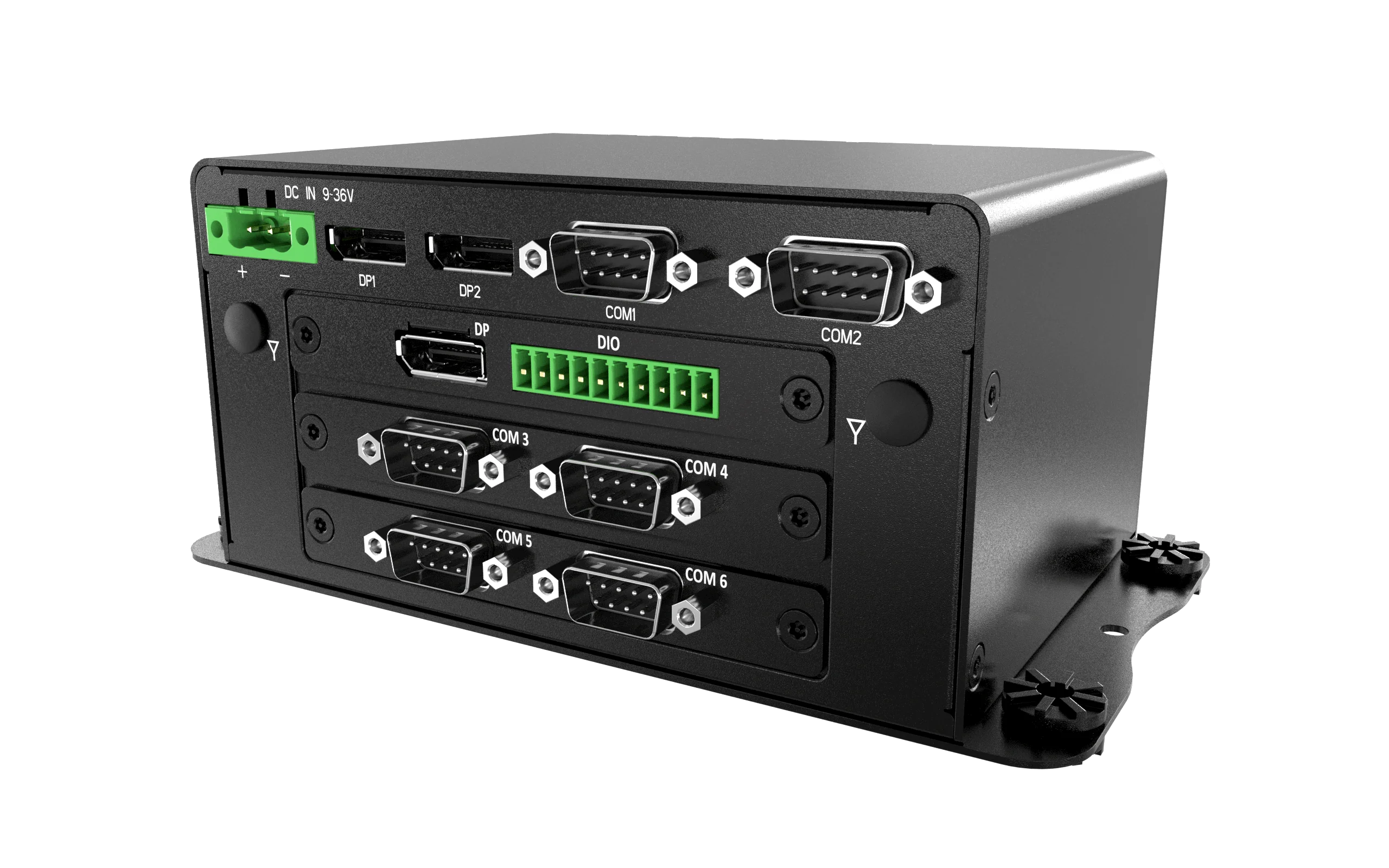 BCO-1000-EHL-30 Fanless Mini Computer with Intel® Celeron® J6413 Processor, 2x DP, 2x COM, 1x 2.5" SATA HDD Bay - Image 9