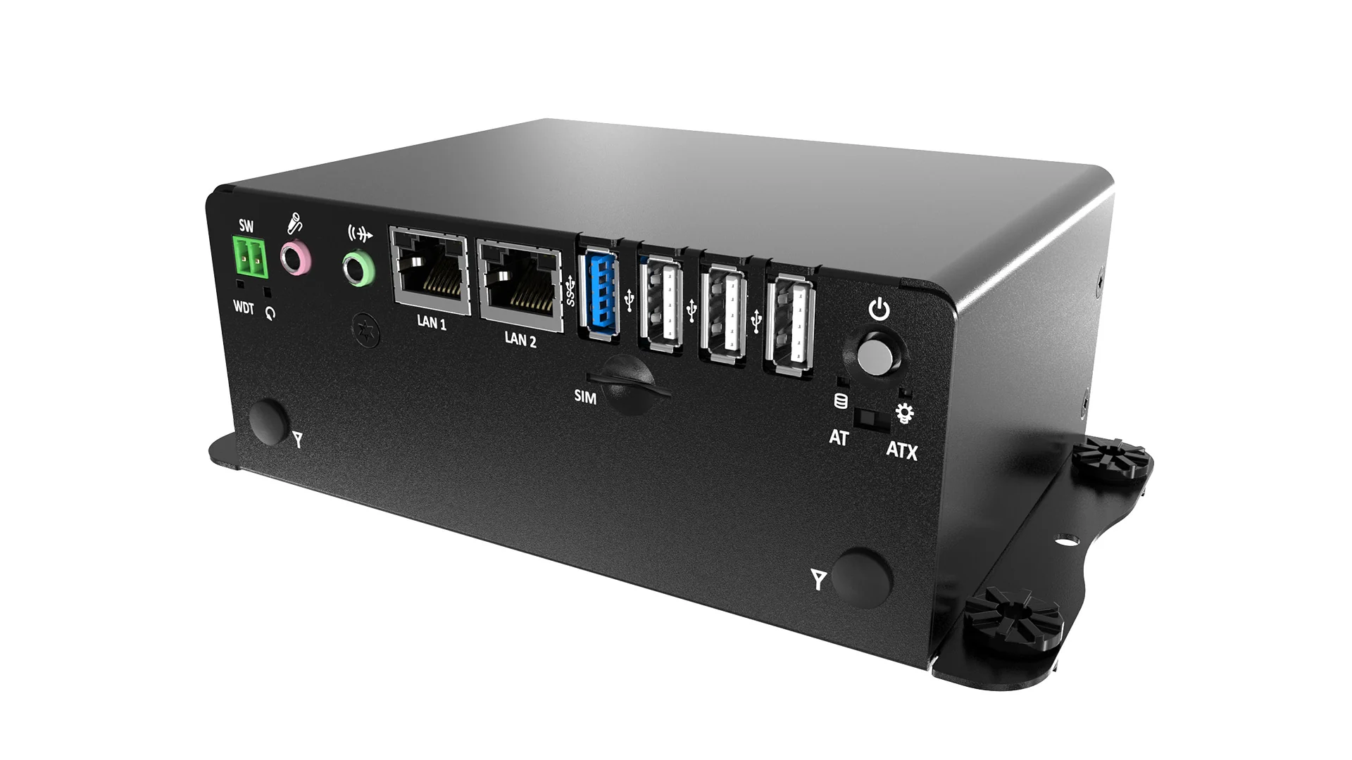 BCO-1000-J1900-20C Fanless Mini Computer with Intel® Celeron® J1900 Processor, 1x DVI-I, 1x DP 4xCOM, 1x 2.5" SATA HDD Bay - Image 3