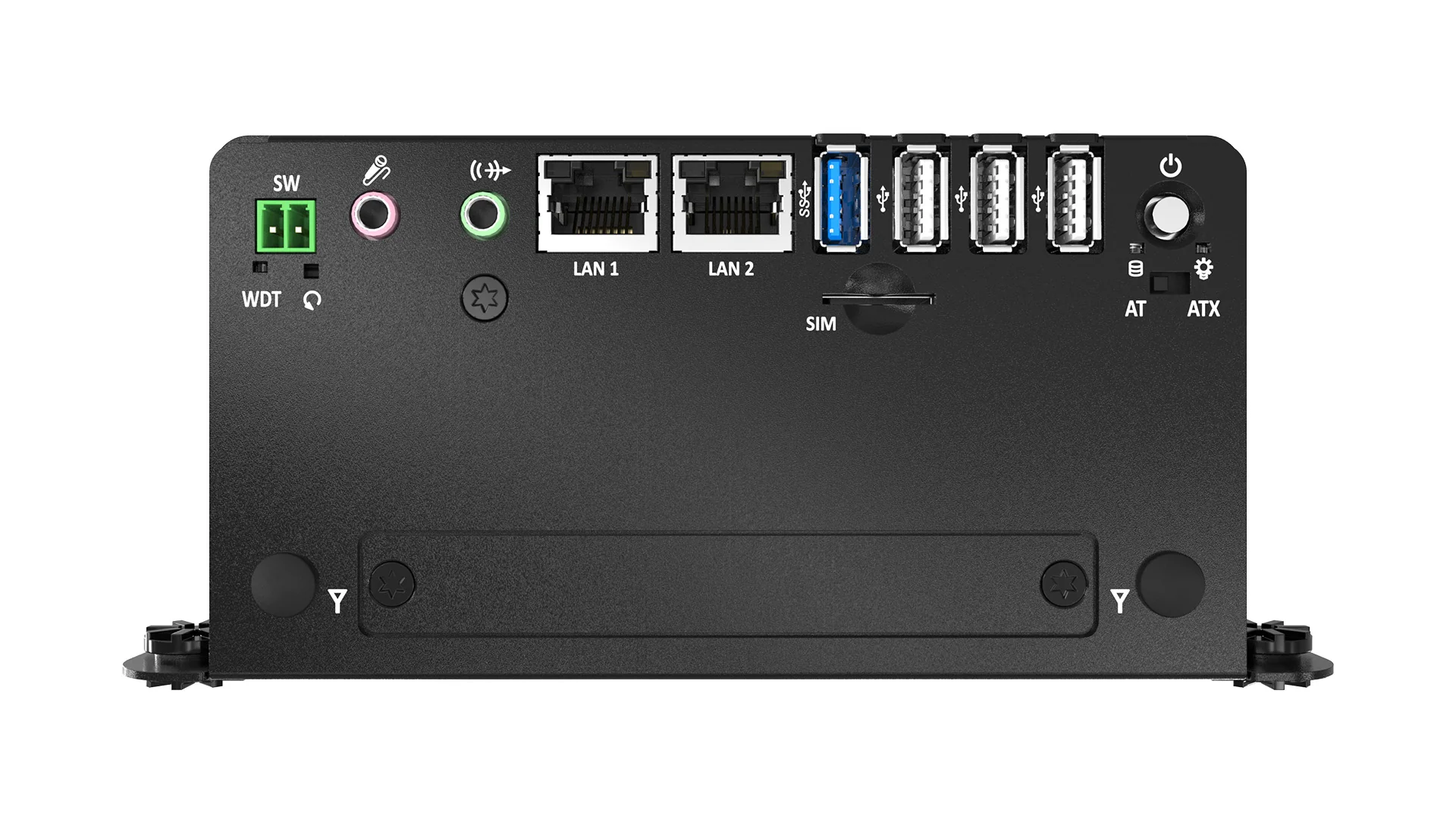 BCO-1000-J1900-30 Fanless Mini Computer with Intel® Celeron® J1900 Processor, 1x DVI-I, 1x DP, 6xCOM, 1x 2.5" SATA HDD Bay - Image 4
