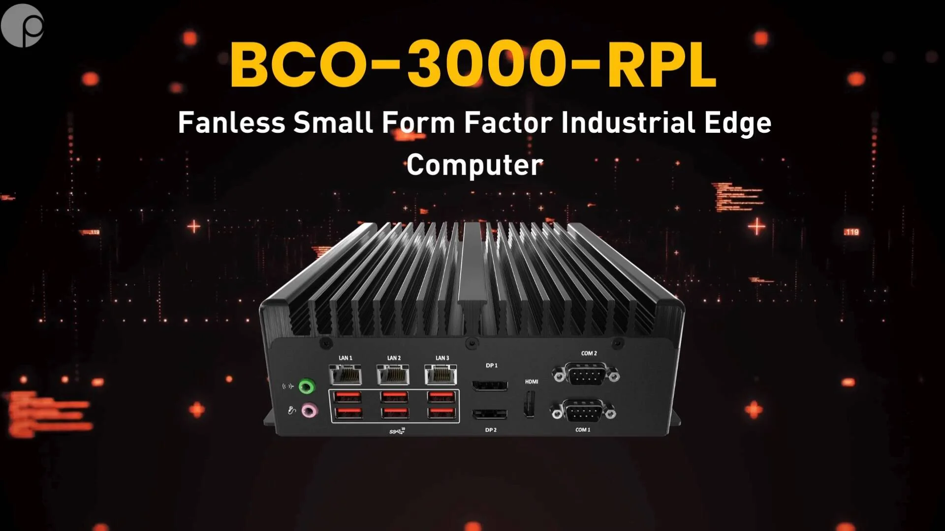 BCO-3000-RPL Small Form Factor Computer with 12th/13th Gen Intel® IoTG Processor, 2x DP, 1x HDMI, 2x COM, 3x LAN - Image 15