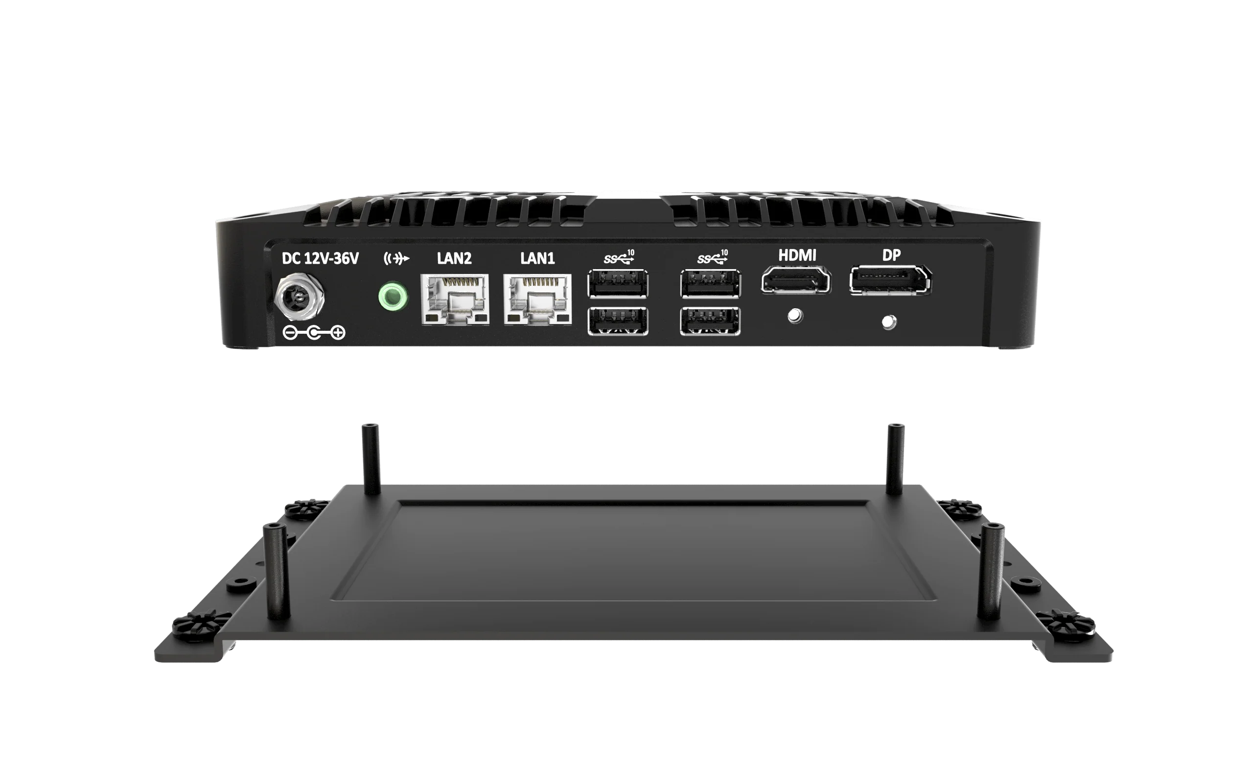 BCO-500-ADL Semi-Rugged Fanless Mini Computer with Intel® Alder lake N97/i3-N305 Processor, 1x DP, 1x HDMI, 4x USB, 2x LAN - Image 10