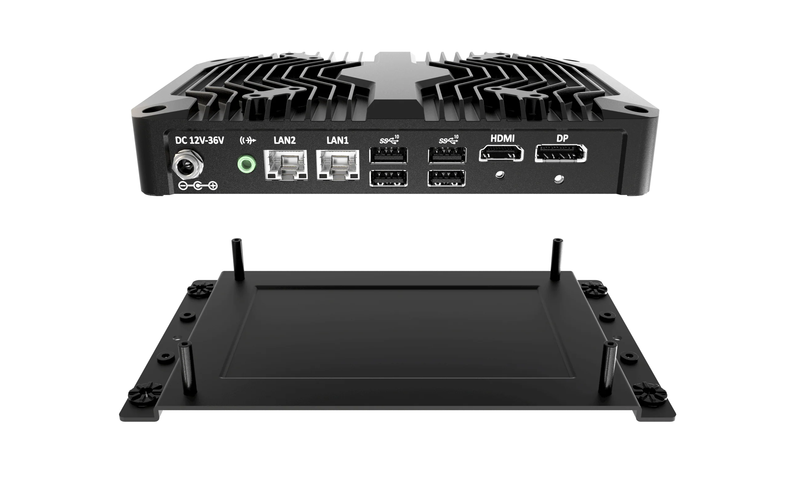 BCO-500-ADL Semi-Rugged Fanless Mini Computer with Intel® Alder lake N97/i3-N305 Processor, 1x DP, 1x HDMI, 4x USB, 2x LAN - Image 11
