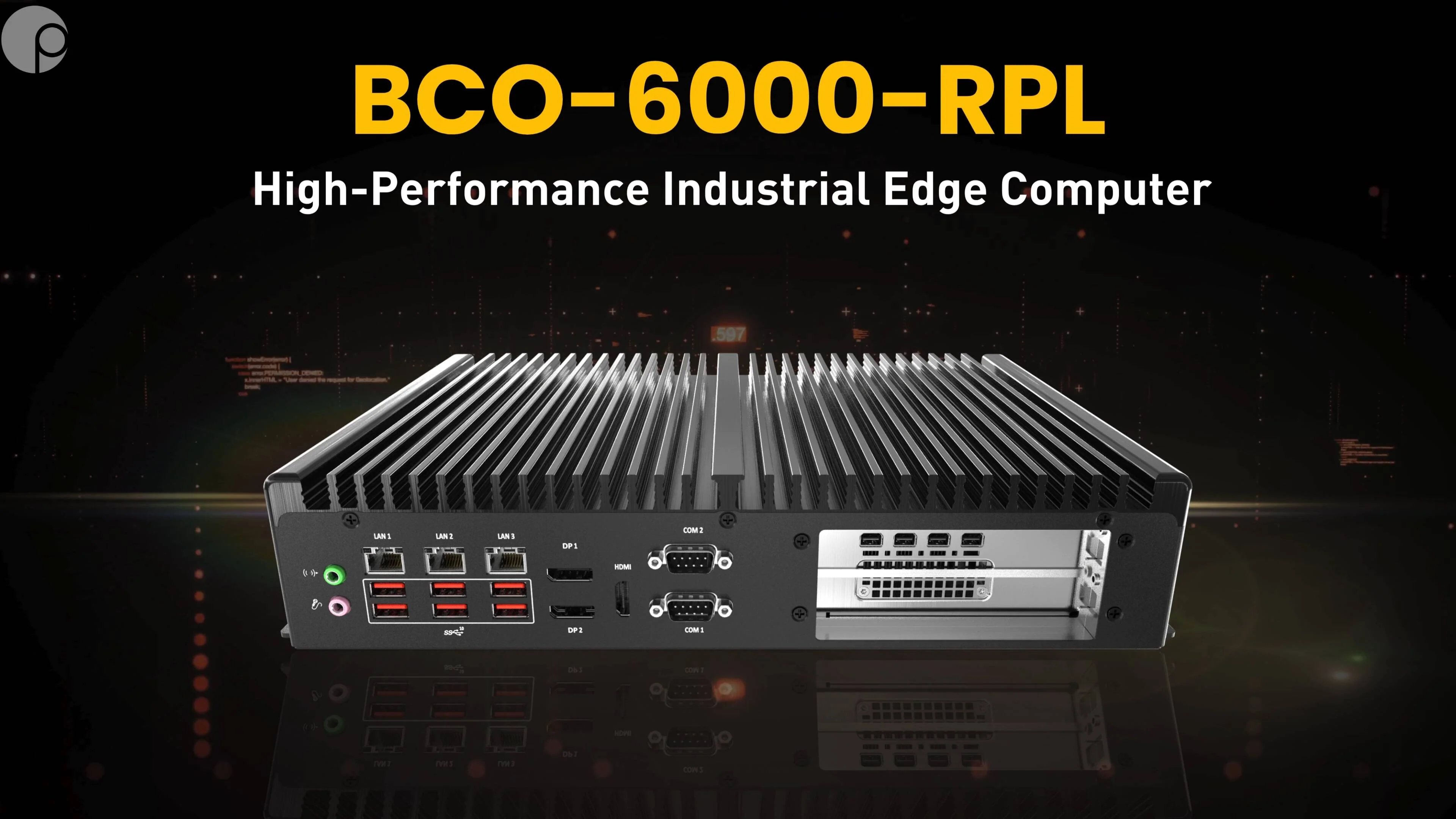BCO-6000-RPL Industrial Computer with 12th/13th Gen Intel® IoTG Processor, 2x DP, 1x HDMI, 2x COM, 3x LAN, 1x PCIe x16 (or 2x PCIe x8) Expansion - Image 12