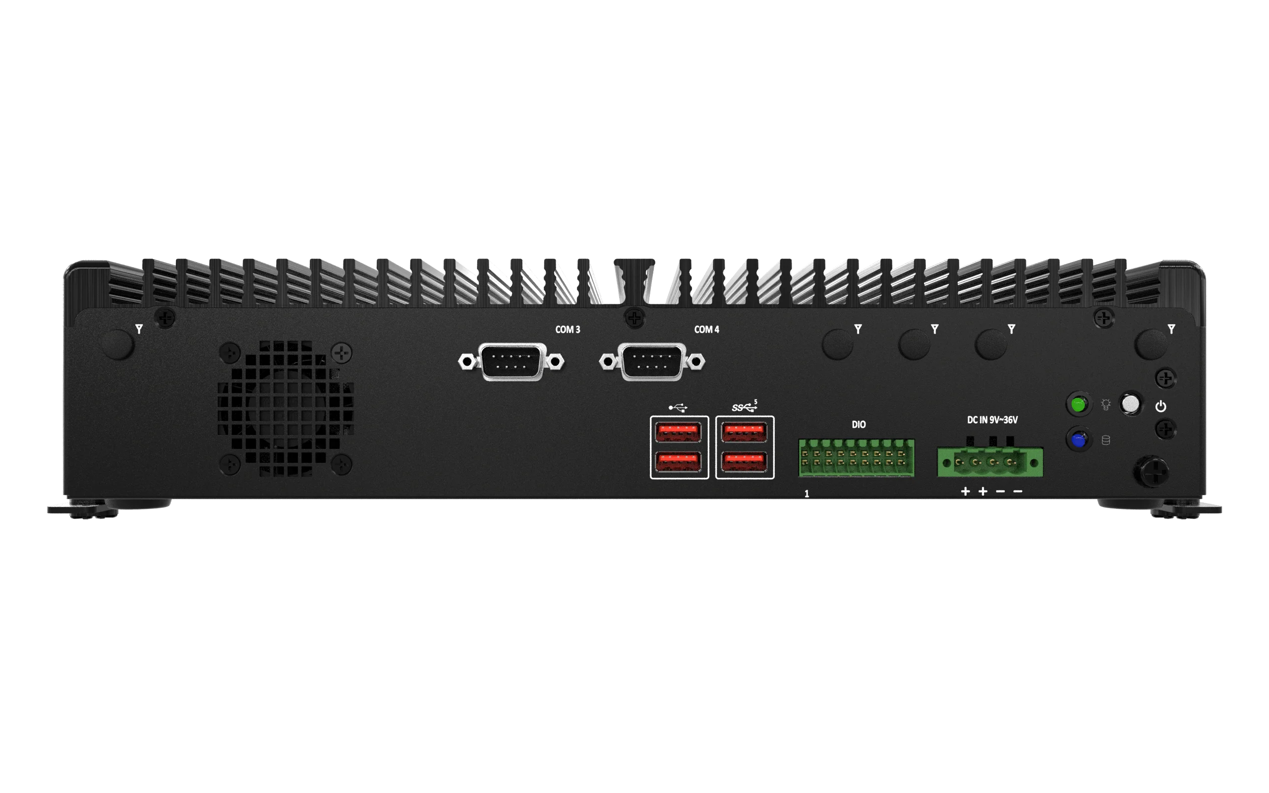 BCO-6000-RPL Industrial Computer with 12th/13th Gen Intel® IoTG Processor, 2x DP, 1x HDMI, 2x COM, 3x LAN, 1x PCIe x16 (or 2x PCIe x8) Expansion - Image 3
