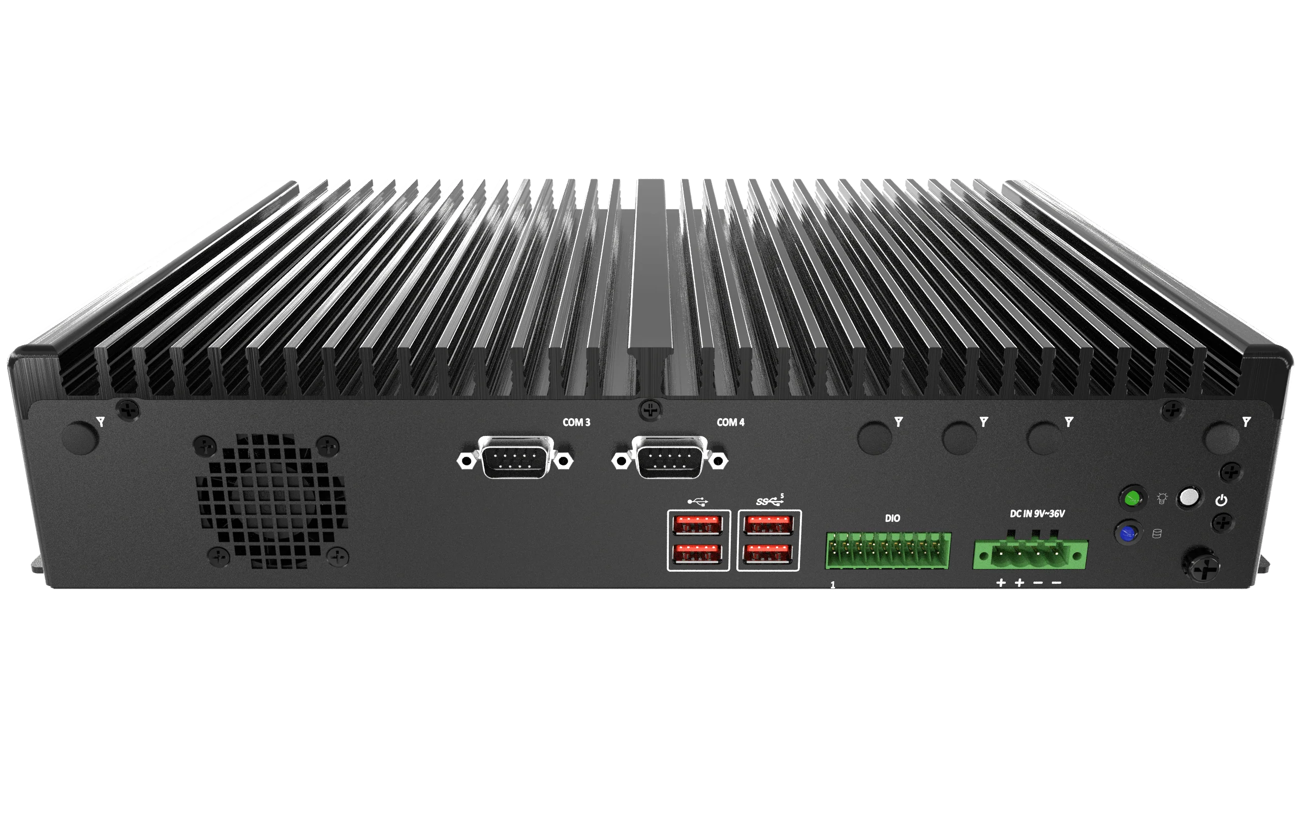 BCO-6000-RPL Industrial Computer with 12th/13th Gen Intel® IoTG Processor, 2x DP, 1x HDMI, 2x COM, 3x LAN, 1x PCIe x16 (or 2x PCIe x8) Expansion - Image 4