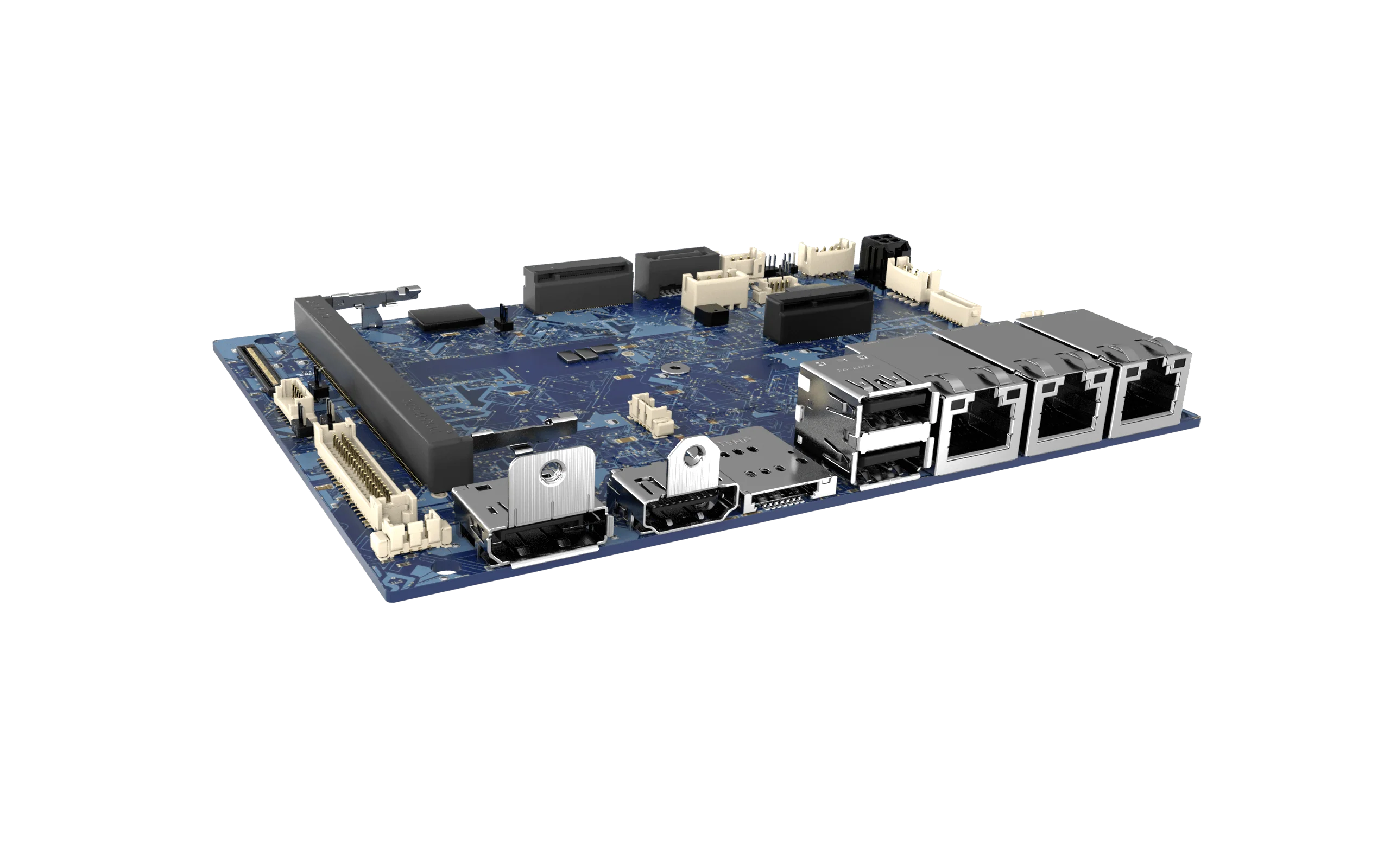 CT-DAL11 3.5" SBC Industrial Motherboard With Intel® Alder Lake N97/ Atom® x7835RE Processors, 3x 2.5GbE LAN, LTE/5G Dual Nano SIM Socket - Image 3