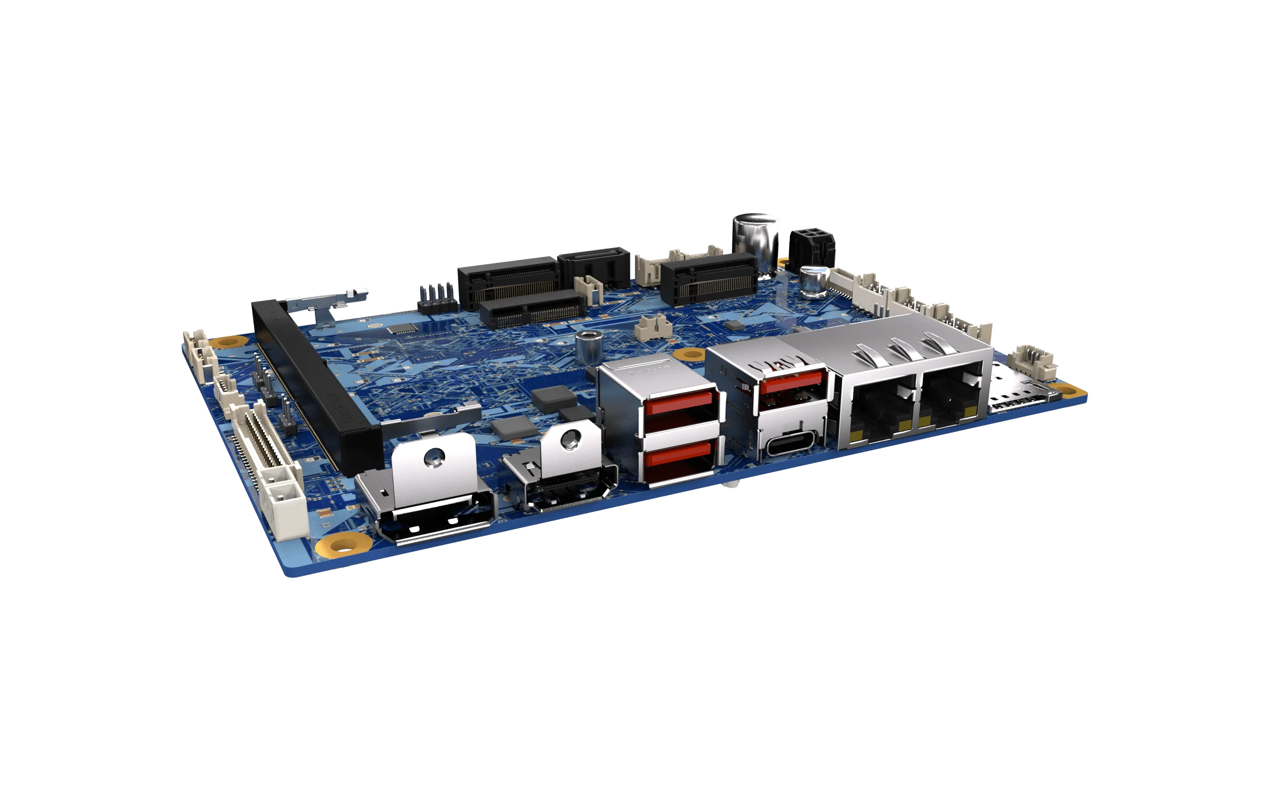 CT-DAS01 3.5" SBC Industrial Motherboard With Intel® Atom® x7835RE/x7433RE Processors, 2x 2.5GbE LAN, LTE/5G Nano SIM Socket - Image 3