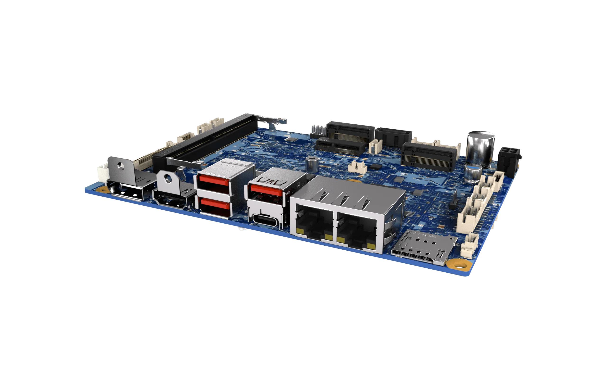 CT-DAS01 3.5" SBC Industrial Motherboard With Intel® Atom® x7835RE/x7433RE Processors, 2x 2.5GbE LAN, LTE/5G Nano SIM Socket - Image 4