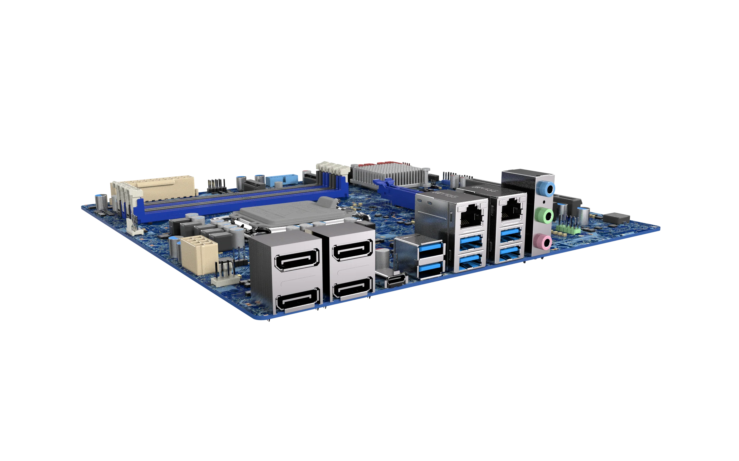 CT-MBL01 MicroATX Industrial Motherboard with LGA 1700 for Intel® Core™ Series 2/14th/13th/12th Gen Processors, Q670E PCH - Image 3