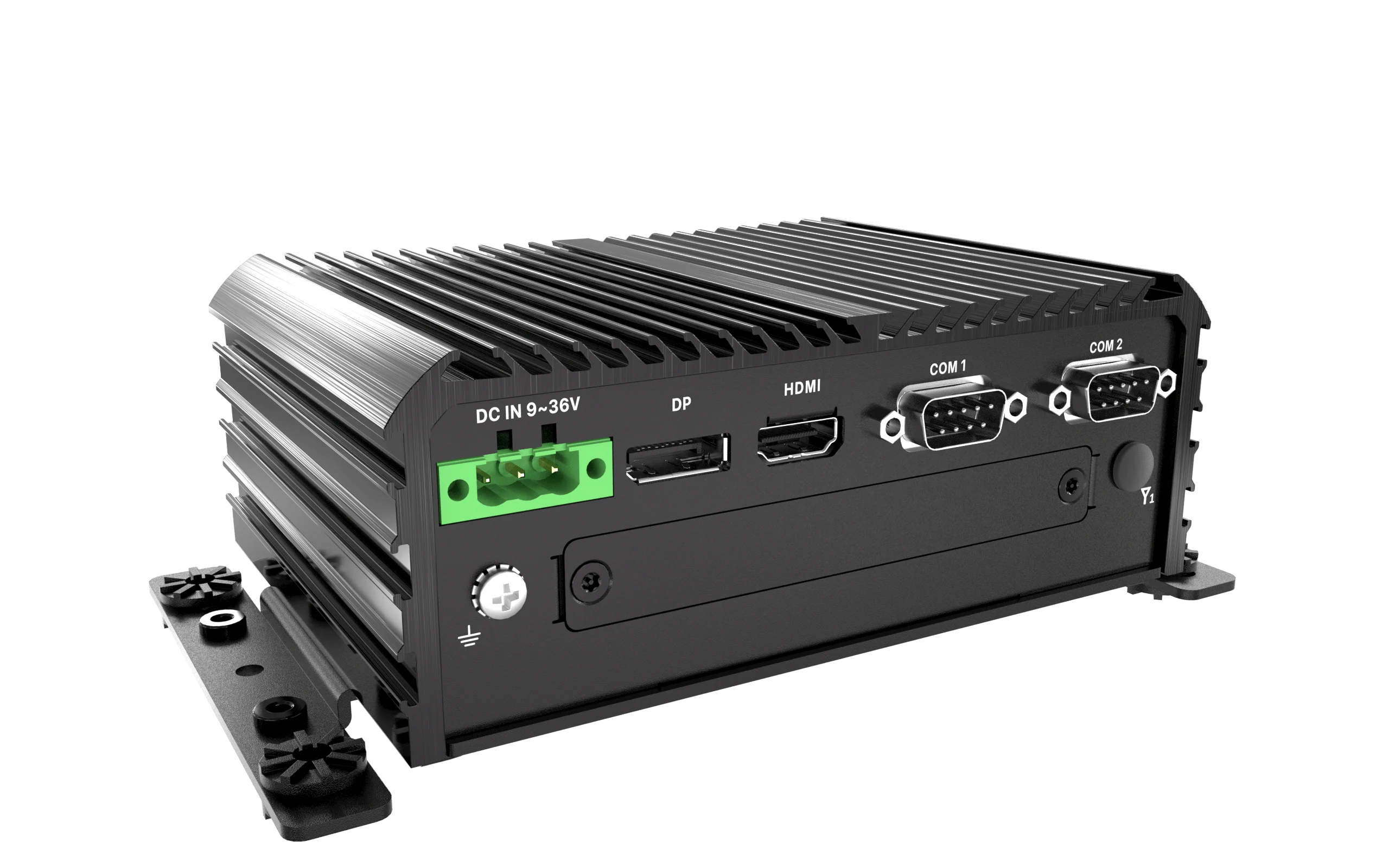 RCO-1000-ASL-10 Fanless Mini Computer with Intel® Atom® x7433RE/x7835RE Processors, 1x DP, 1x HDMI, 4x USB, 1x 2.5" SATA HDD Bay - Image 4