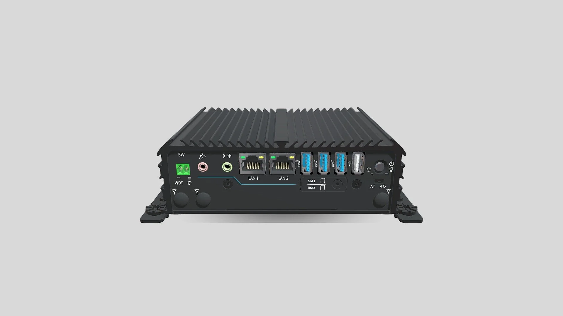 RCO-1000-EHL-10 Fanless Mini Computer with Intel® Atom® X6425E Processor, 2x DP, 2x COM, 1x 2.5" SATA HDD Bay - Image 13