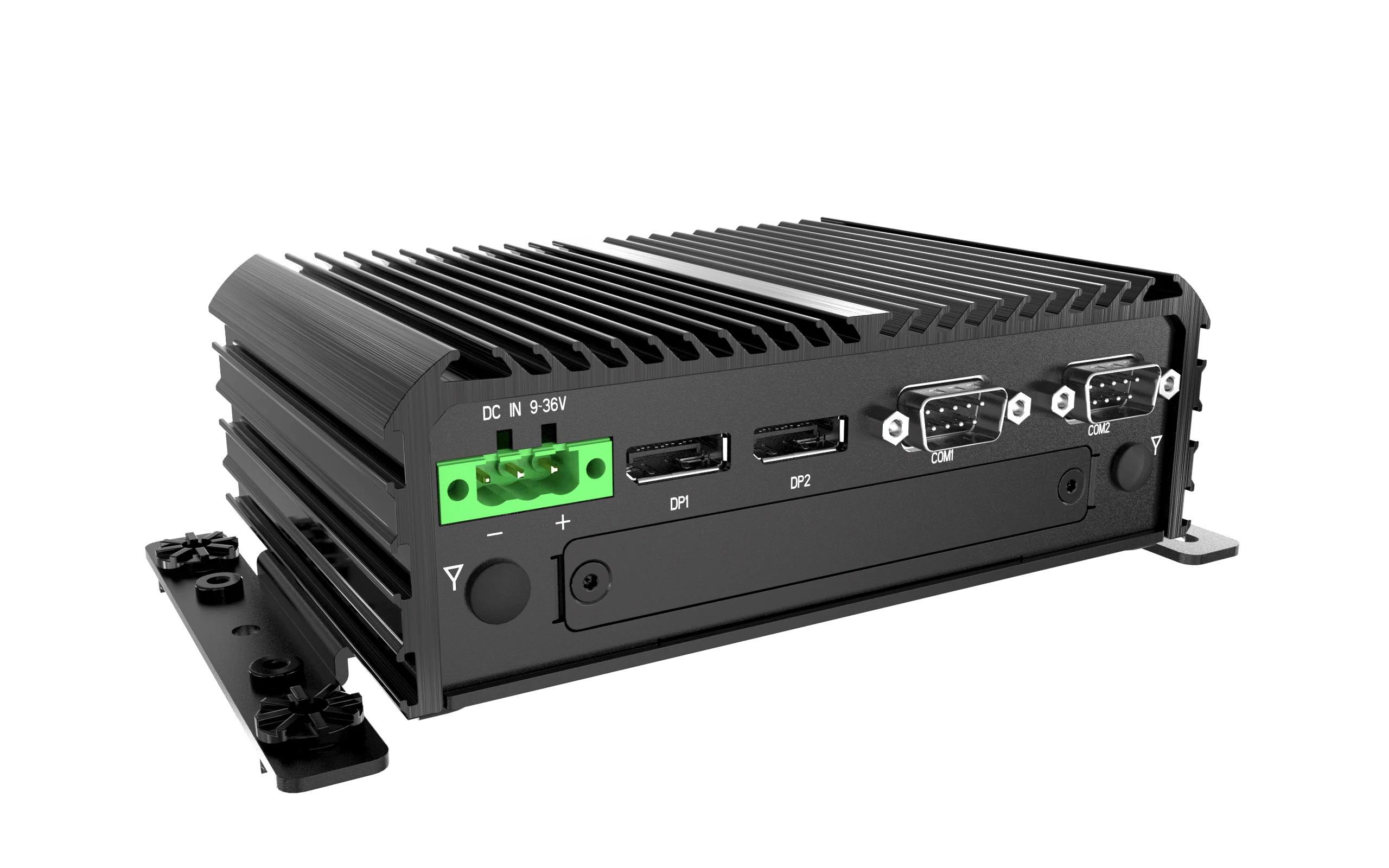 RCO-1000-EHL-10 Fanless Mini Computer with Intel® Atom® X6425E Processor, 2x DP, 2x COM, 1x 2.5" SATA HDD Bay - Image 7