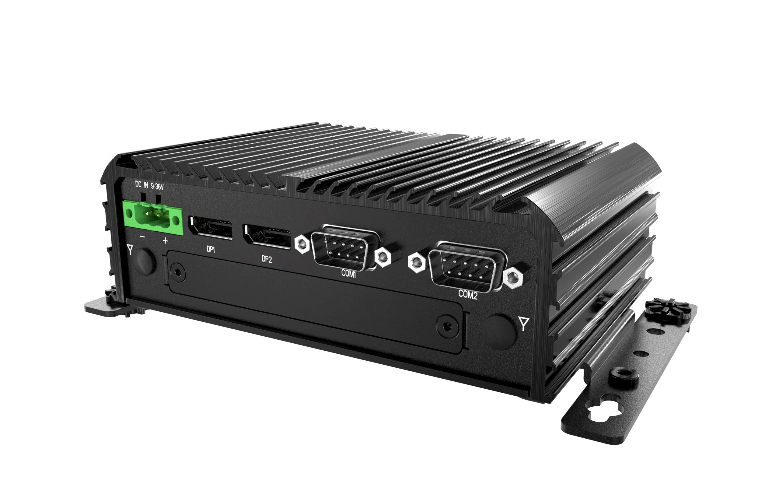 RCO-1000-EHL-10 Fanless Mini Computer with Intel® Atom® X6425E Processor, 2x DP, 2x COM, 1x 2.5" SATA HDD Bay - Image 8