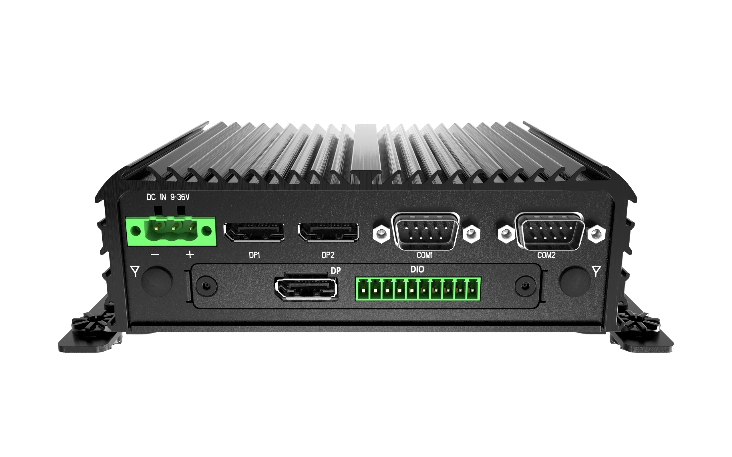 RCO-1000-EHL-10 Fanless Mini Computer with Intel® Atom® X6425E Processor, 2x DP, 2x COM, 1x 2.5" SATA HDD Bay - Image 9