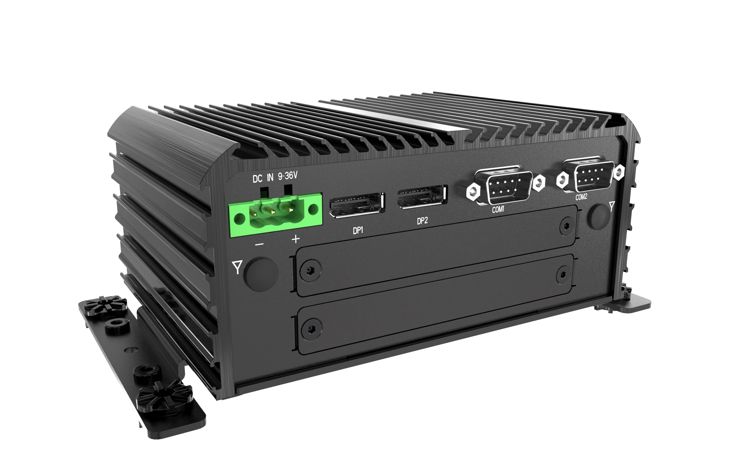 RCO-1000-EHL-20 Fanless Mini Computer with Intel® Atom® X6425E Processor, 2x DP, 2x COM, 1x 2.5" SATA HDD Bay - Image 6