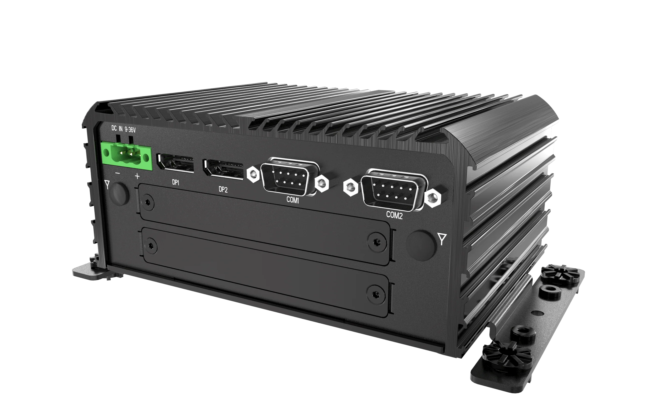 RCO-1000-EHL-20 Fanless Mini Computer with Intel® Atom® X6425E Processor, 2x DP, 2x COM, 1x 2.5" SATA HDD Bay - Image 8