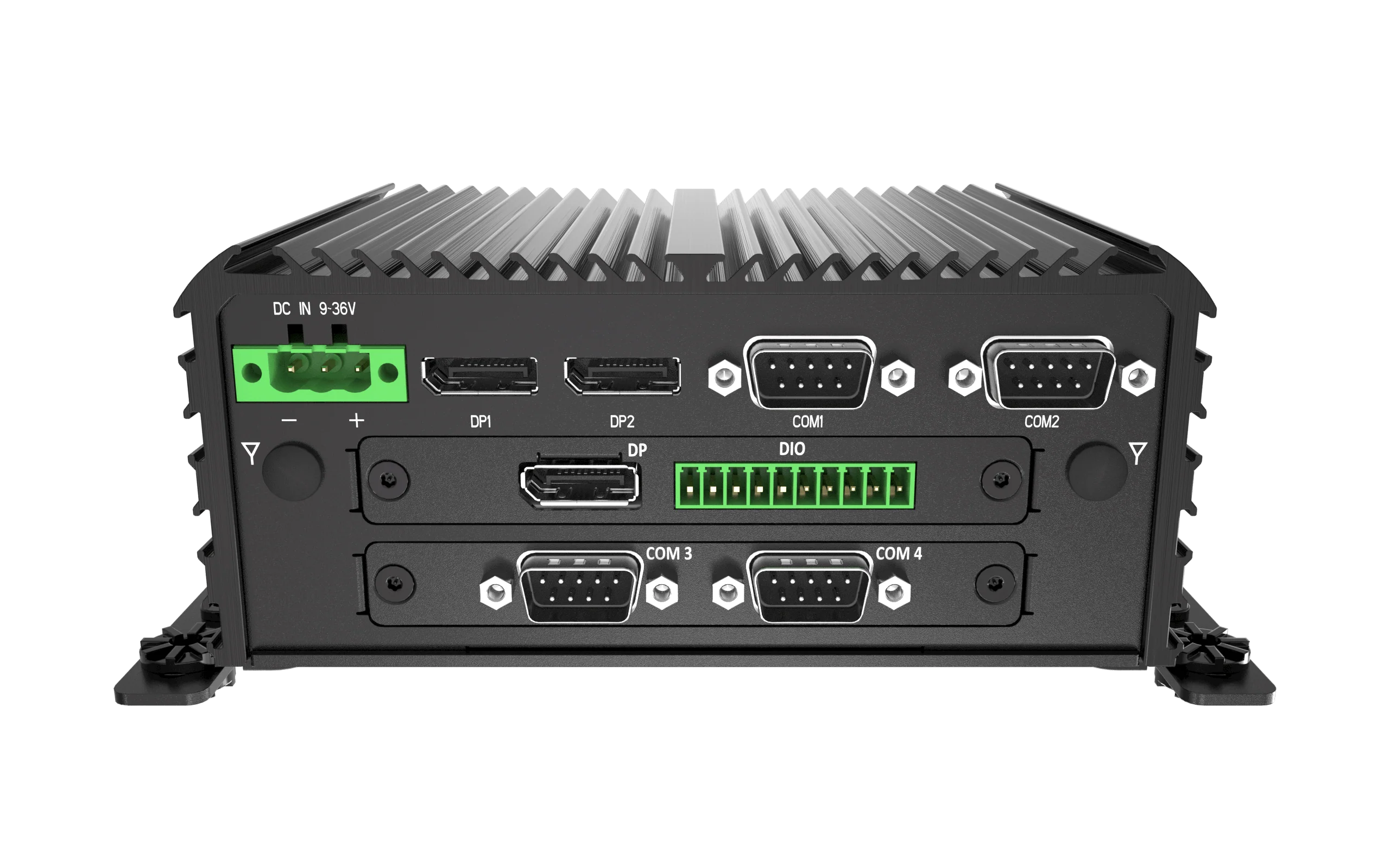 RCO-1000-EHL-20 Fanless Mini Computer with Intel® Atom® X6425E Processor, 2x DP, 2x COM, 1x 2.5" SATA HDD Bay - Image 9