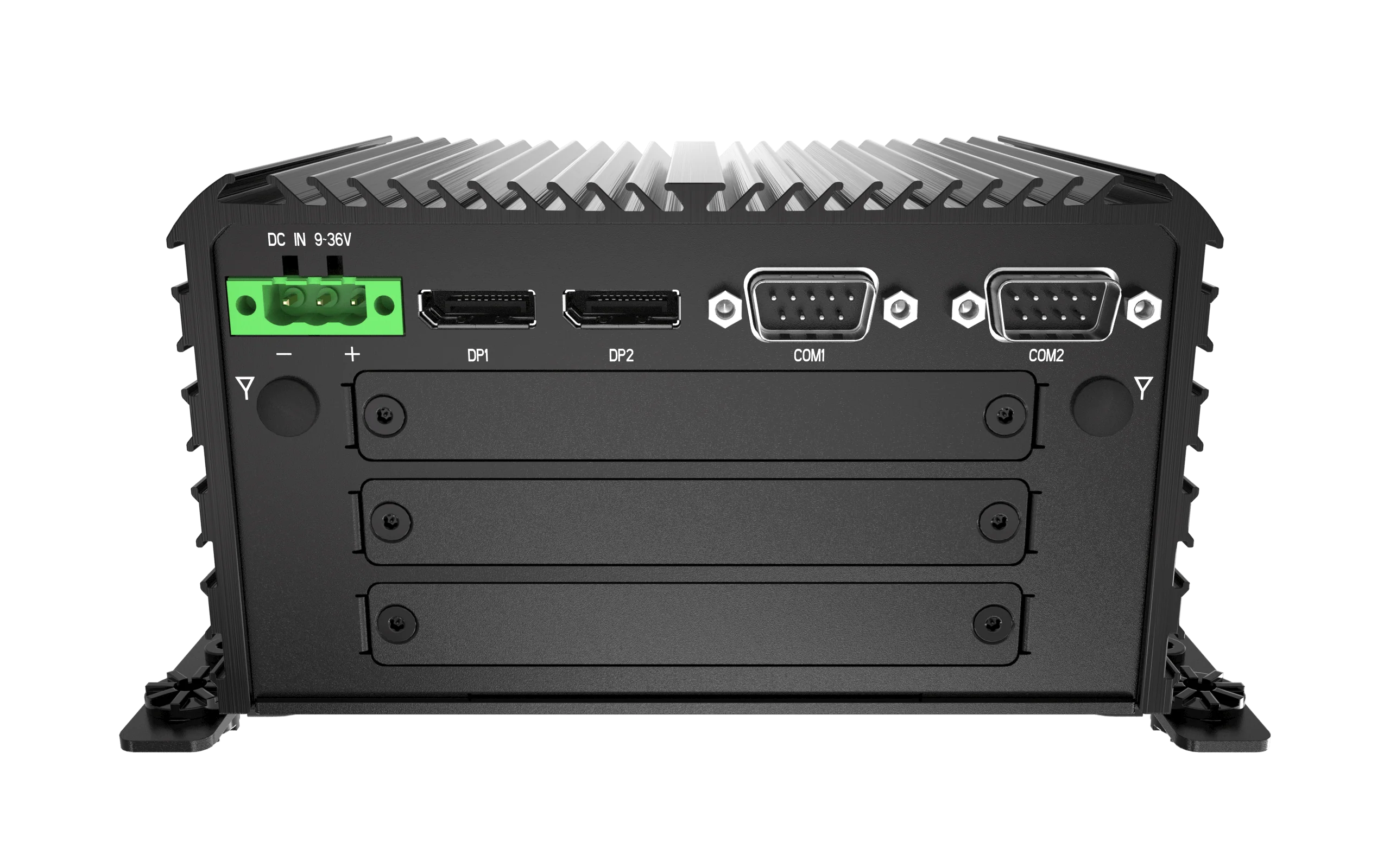 RCO-1000-EHL-30 Fanless Mini Computer with Intel® Atom® X6425E Processor, 2x DP, 2x COM, 1x 2.5" SATA HDD Bay - Image 4