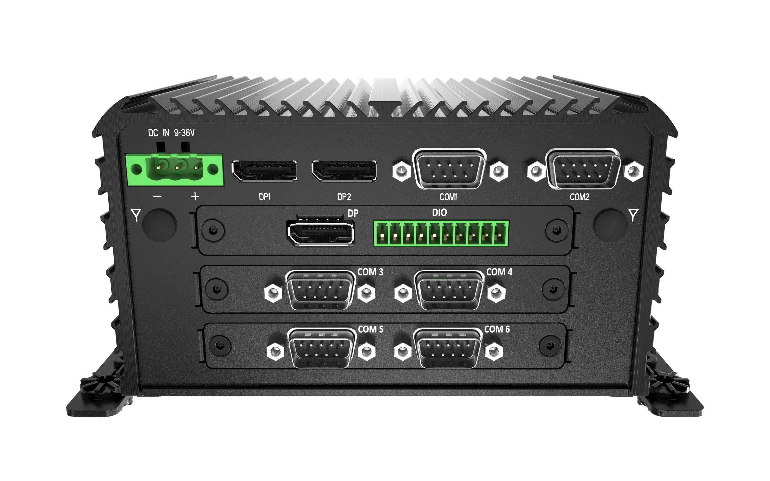 RCO-1000-EHL-30 Fanless Mini Computer with Intel® Atom® X6425E Processor, 2x DP, 2x COM, 1x 2.5" SATA HDD Bay - Image 9