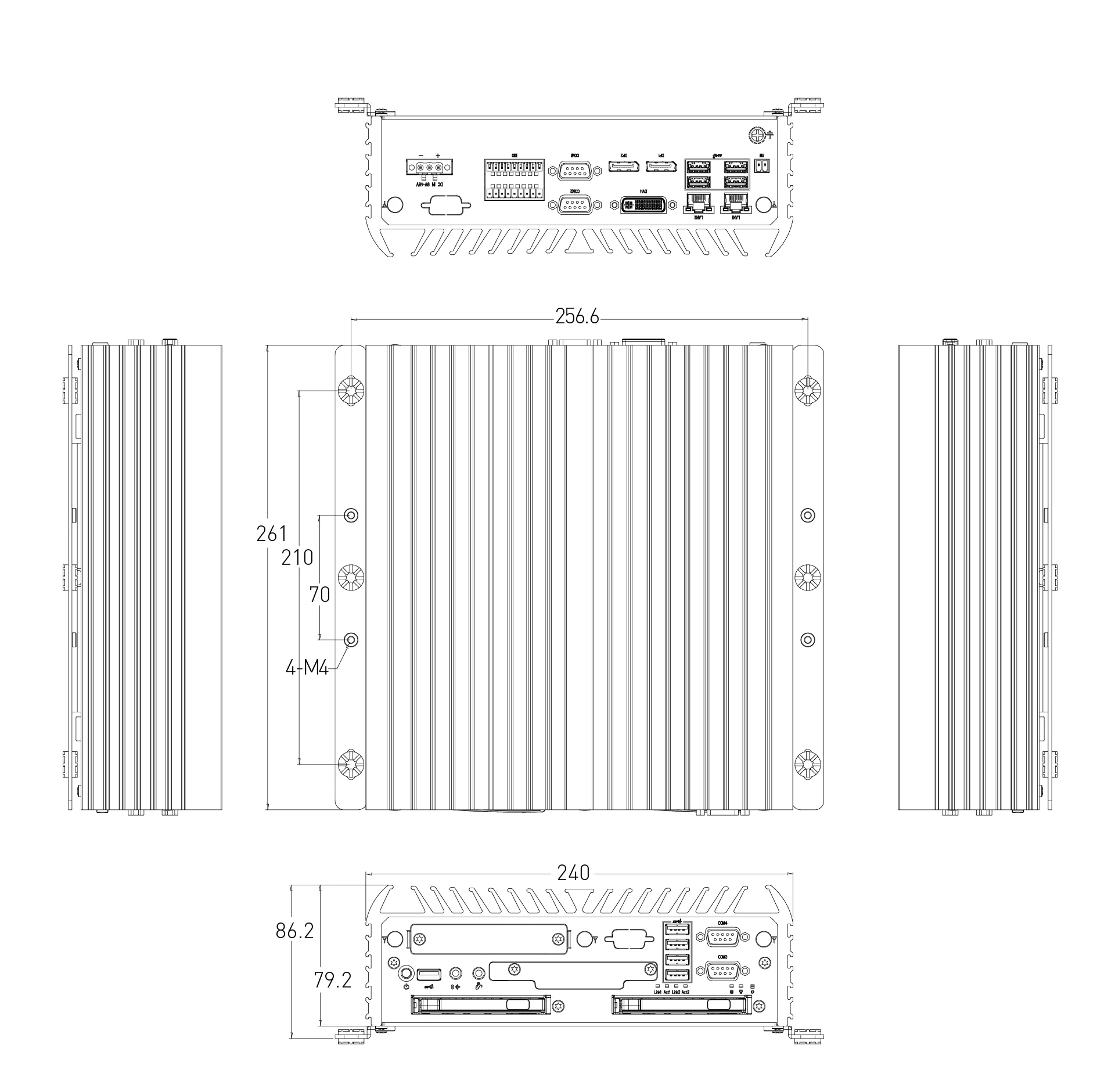 RCO-6000-CFL Industrial Computer with 9th Gen Intel® Core™ CFL-R S Processor - Image 11