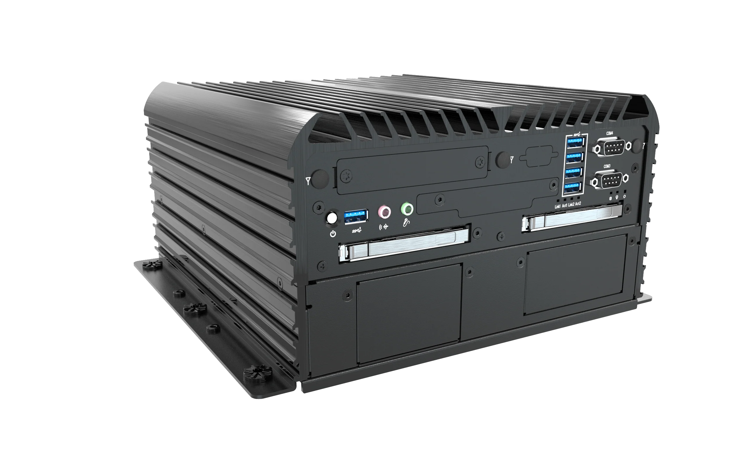 RCO-6000-CFL-2 Industrial Computer with 9th Gen Intel® Core™ CFL-R S Processor, 2x PCI/PCIe Expansion - Image 3