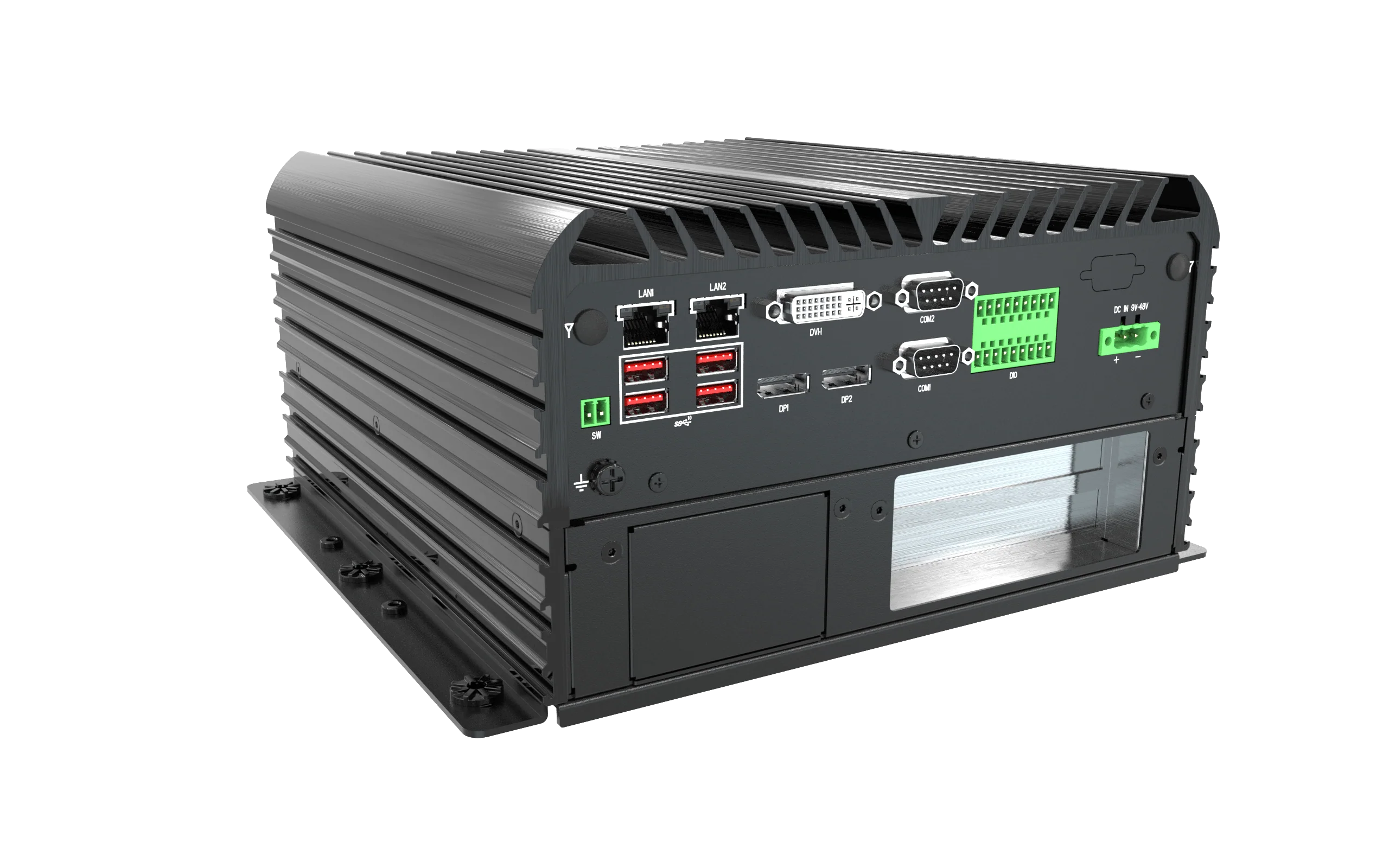 RCO-6000-CFL-2 Industrial Computer with 9th Gen Intel® Core™ CFL-R S Processor, 2x PCI/PCIe Expansion - Image 5