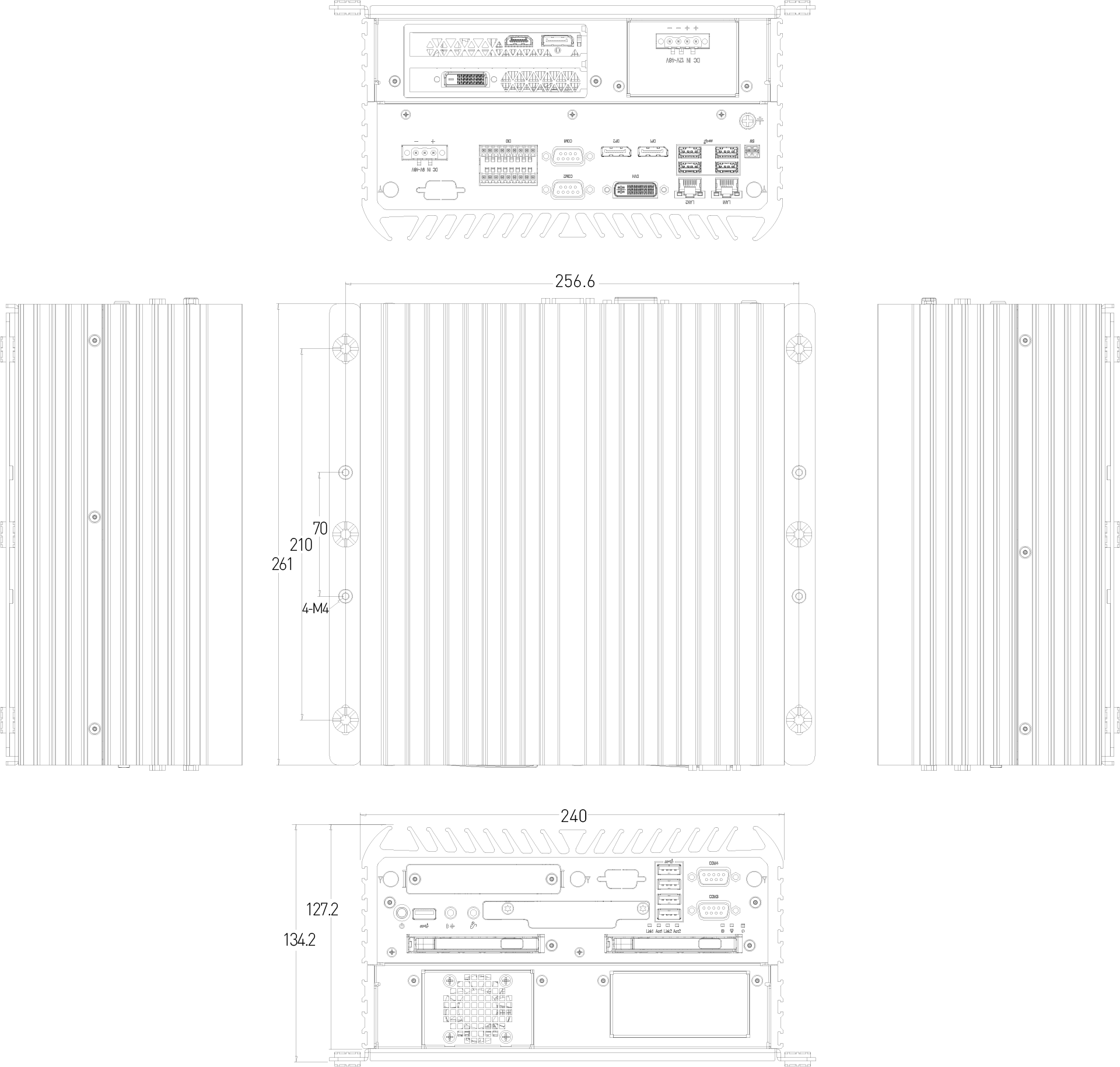 RCO-6000-CFL-2060S AI Edge Inference Computer with 9th Gen Intel Core Processor and Q370 PCH, RTX 2060 Super Integrated - Image 9
