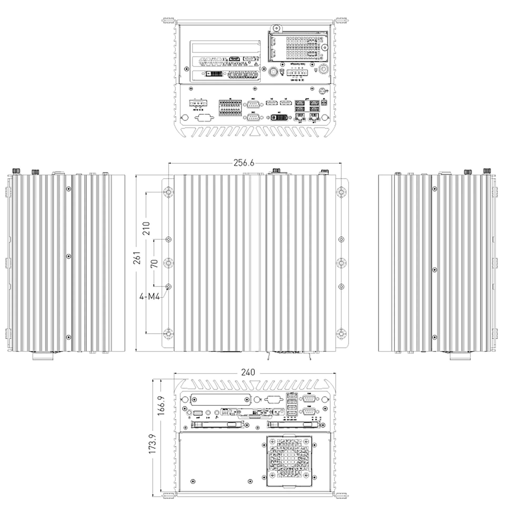 RCO-6000-CFL-2N2060S AI Edge Inference Computer With LGA 1151 For Intel 9th Gen CPU & Q370 PCH, 2 Bay U.2 15mm, RTX 2060S Integrated - Image 11