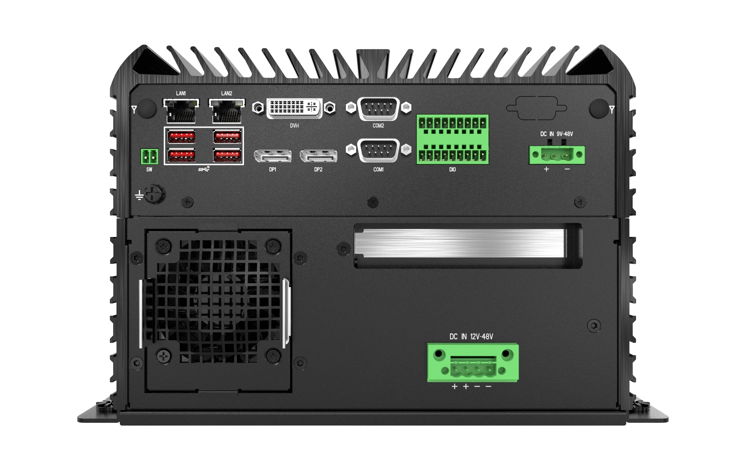 RCO-6000-CFL-4NH AI Edge Inference Computer with LGA 1151 for 9th Gen Intel® CPU & Q370 PCH, 4x U.2 15mm NVMe, Hardware RAID - Image 9