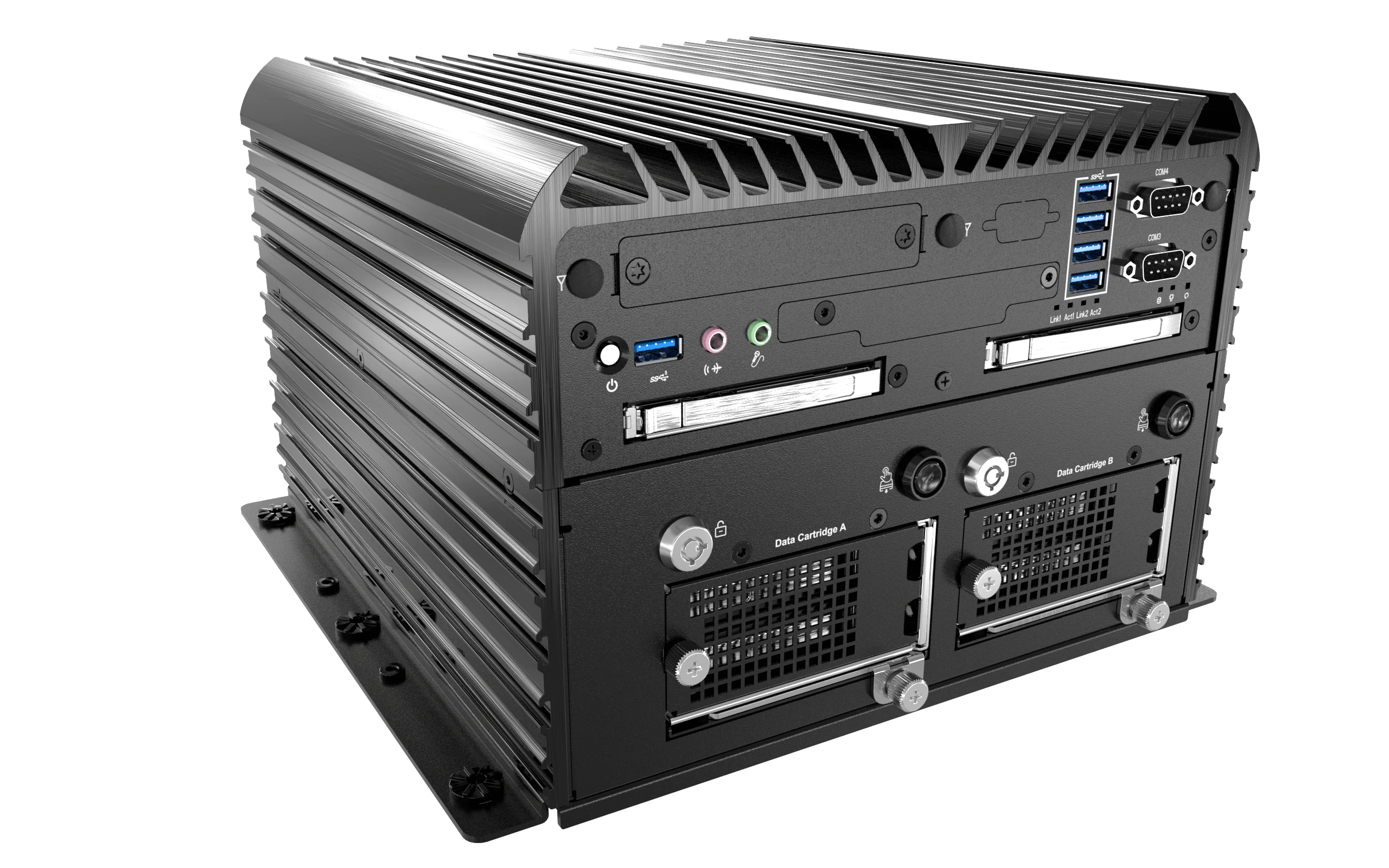 RCO-6000-CFL-4NS AI Edge Inference Computer with LGA 1151 for 9th Gen Intel® CPU & Q370 PCH, 4x U.2 15mm NVMe, Software RAID - Image 4