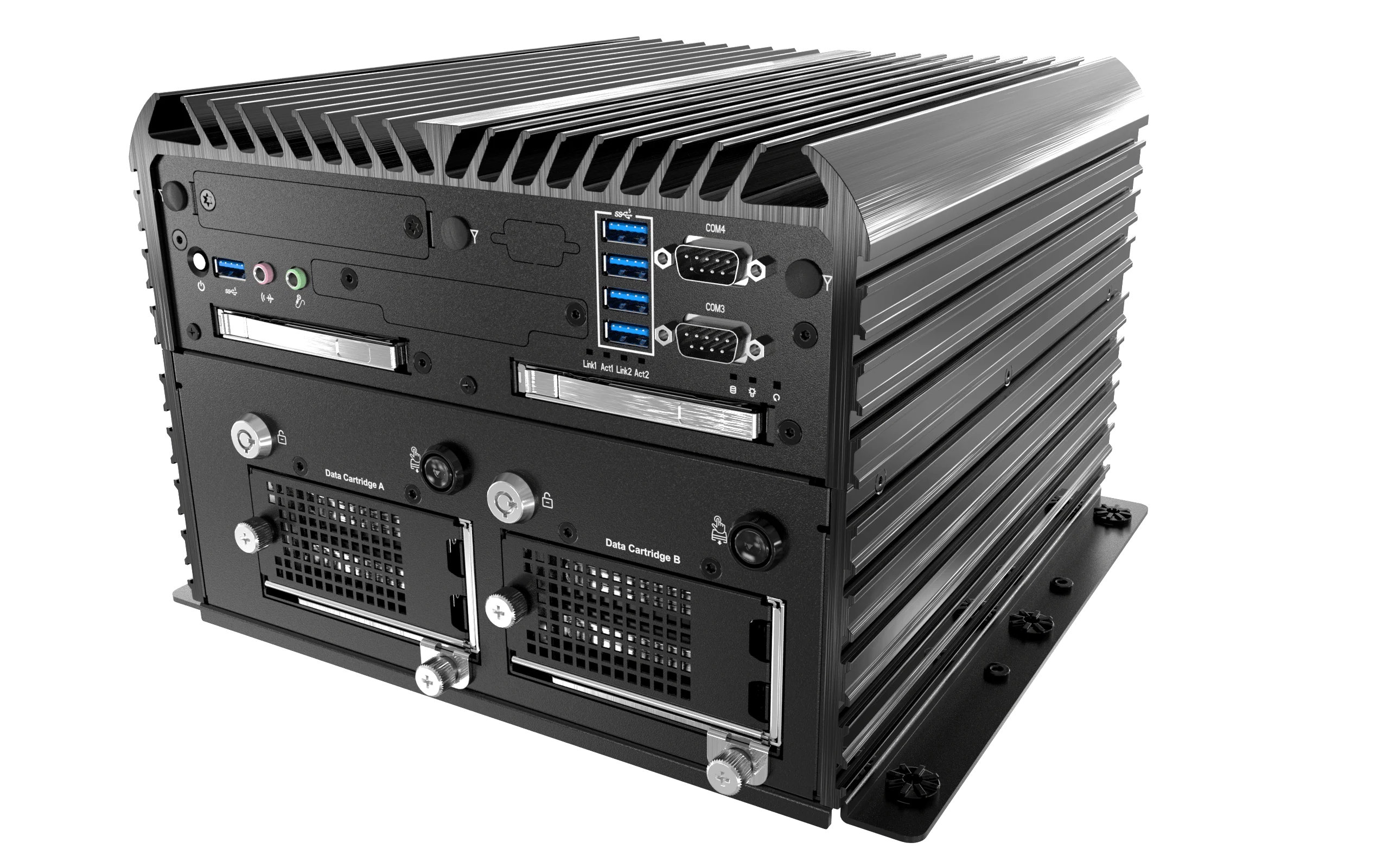 RCO-6000-CFL-4NS AI Edge Inference Computer with LGA 1151 for 9th Gen Intel® CPU & Q370 PCH, 4x U.2 15mm NVMe, Software RAID - Image 5