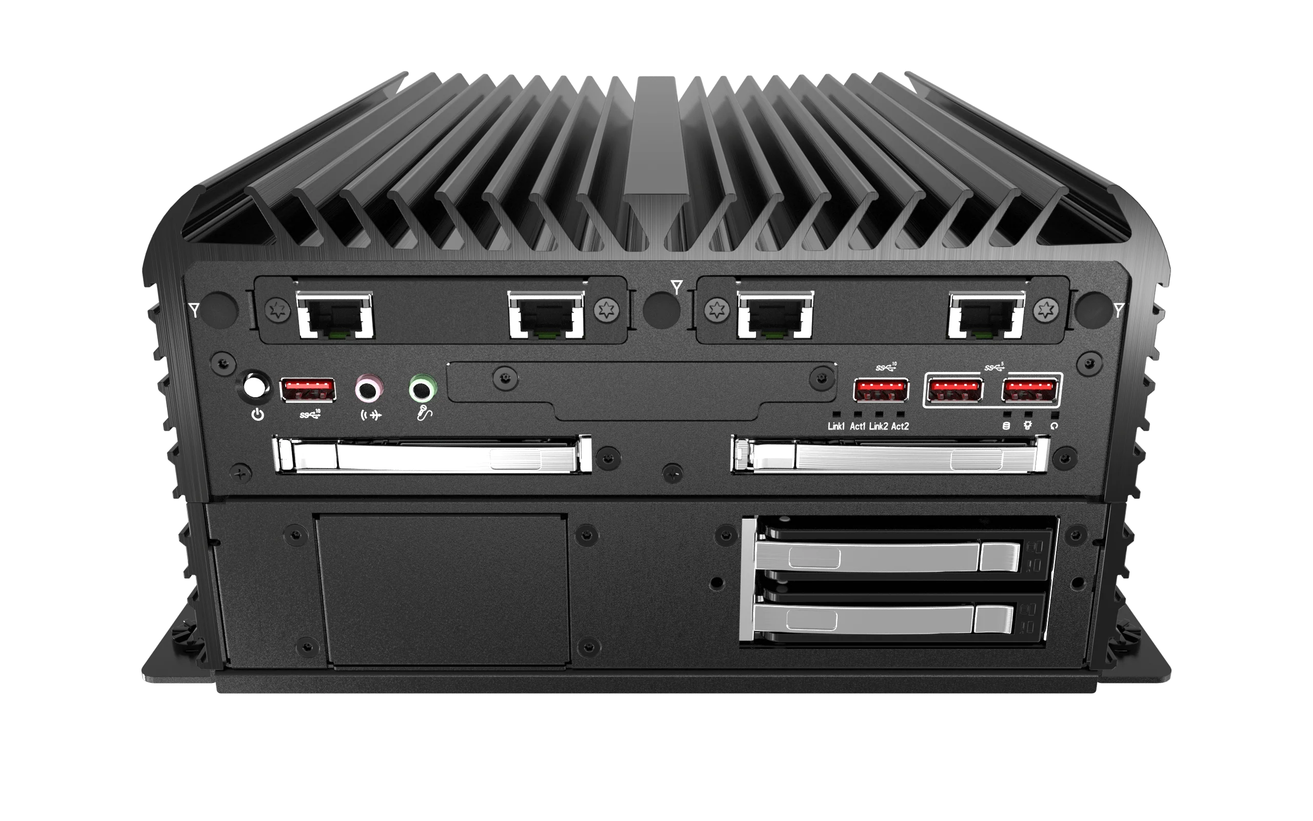 RCO-6000-CML-2-2B15M AI Edge Inference Computer W/ LGA 1200 for Intel 10th Gen CPU & W480E PCH, 2x LAN, 2x 15mm HDD, 1x PCIe x16, 1x PCI - Image 12