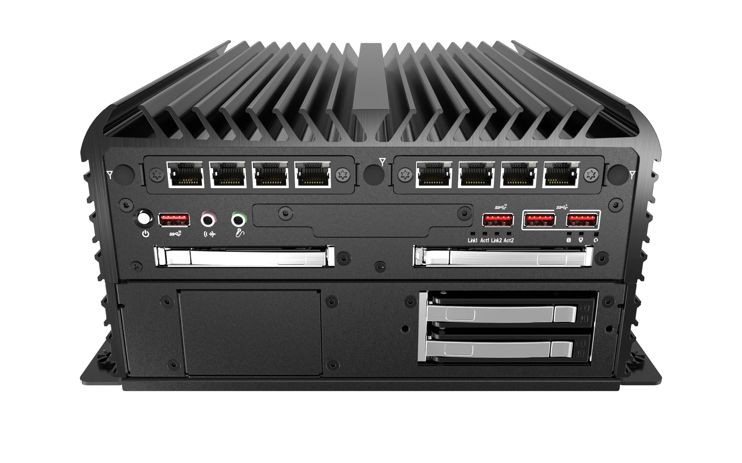 RCO-6000-CML-2-2B15M AI Edge Inference Computer W/ LGA 1200 for Intel 10th Gen CPU & W480E PCH, 2x LAN, 2x 15mm HDD, 1x PCIe x16, 1x PCI - Image 13