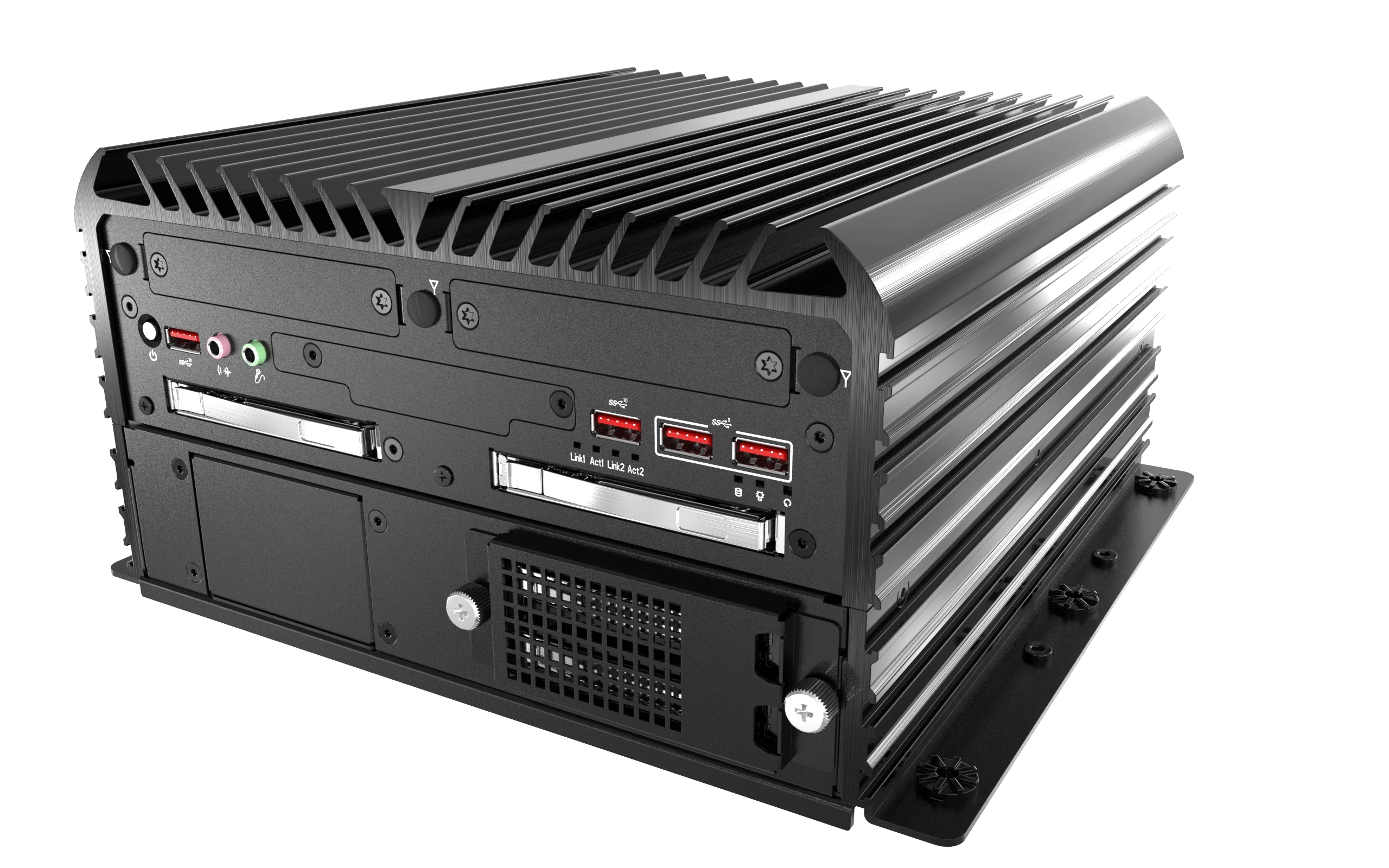 RCO-6000-CML-2-2B15M AI Edge Inference Computer W/ LGA 1200 for Intel 10th Gen CPU & W480E PCH, 2x LAN, 2x 15mm HDD, 1x PCIe x16, 1x PCI - Image 4