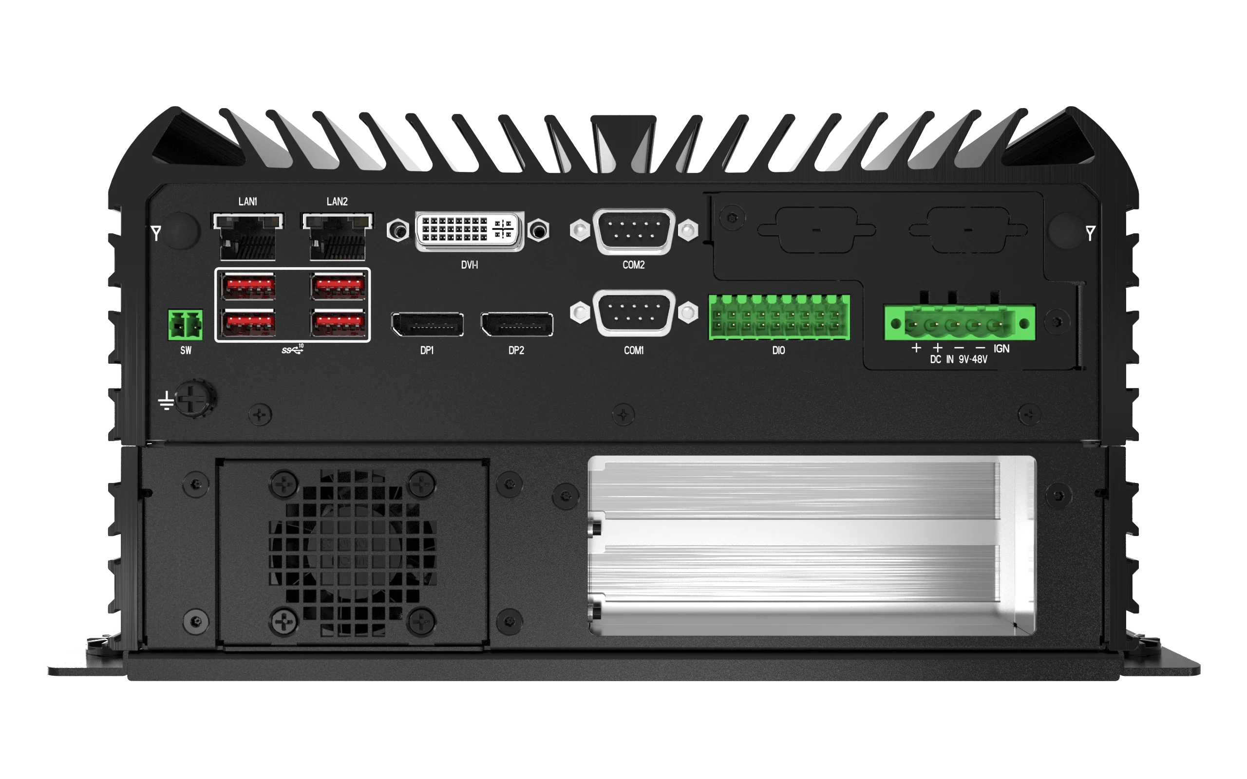 RCO-6000-CML-2-2B15M AI Edge Inference Computer W/ LGA 1200 for Intel 10th Gen CPU & W480E PCH, 2x LAN, 2x 15mm HDD, 1x PCIe x16, 1x PCI - Image 9