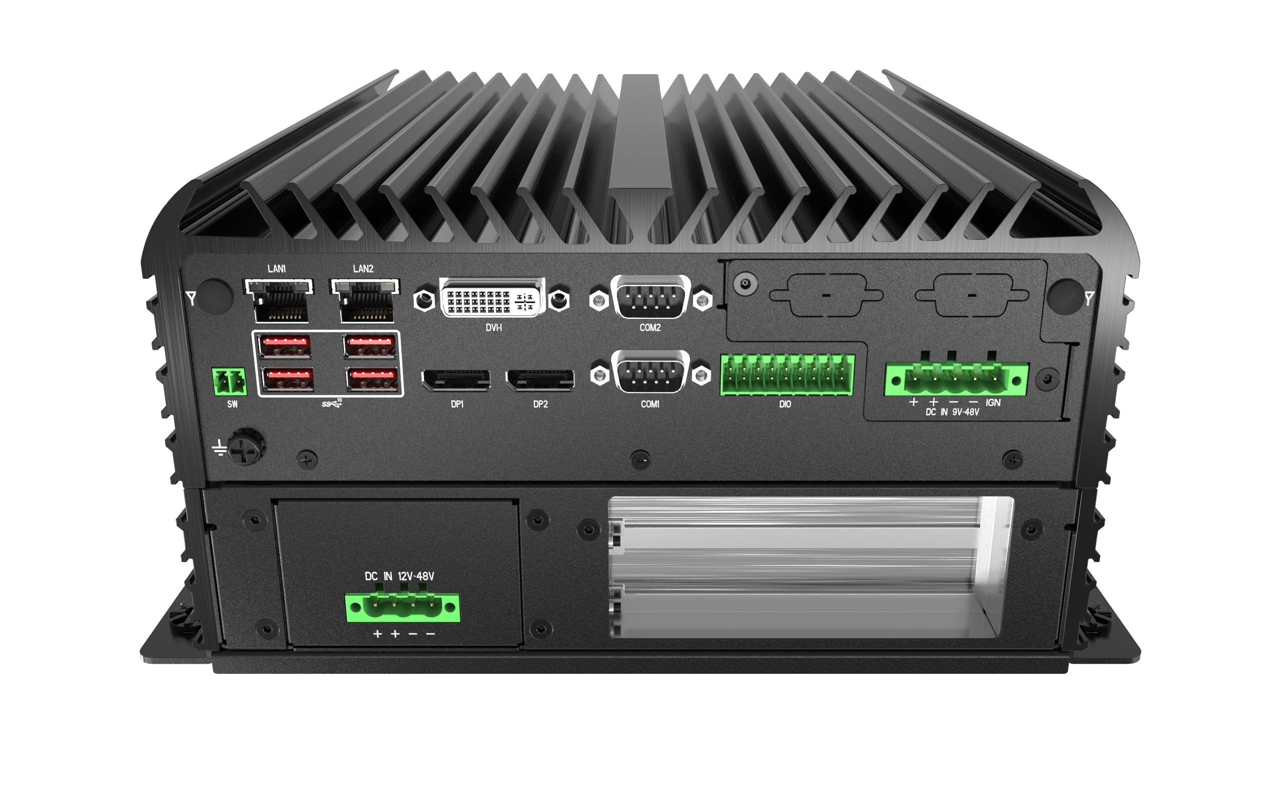 RCO-6000-CML-2-2PWR AI Edge Inference Computer with LGA 1200 for Intel 10th Gen Processor and W480E PCH, 1x PCIe x16, 1x PCI, 2x Power input - Image 6